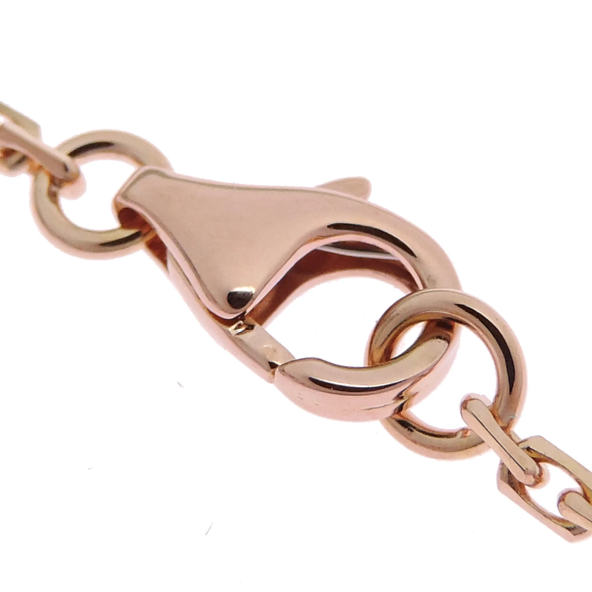 Love Circle Pendant Necklace 18K Rose Gold - Image 6