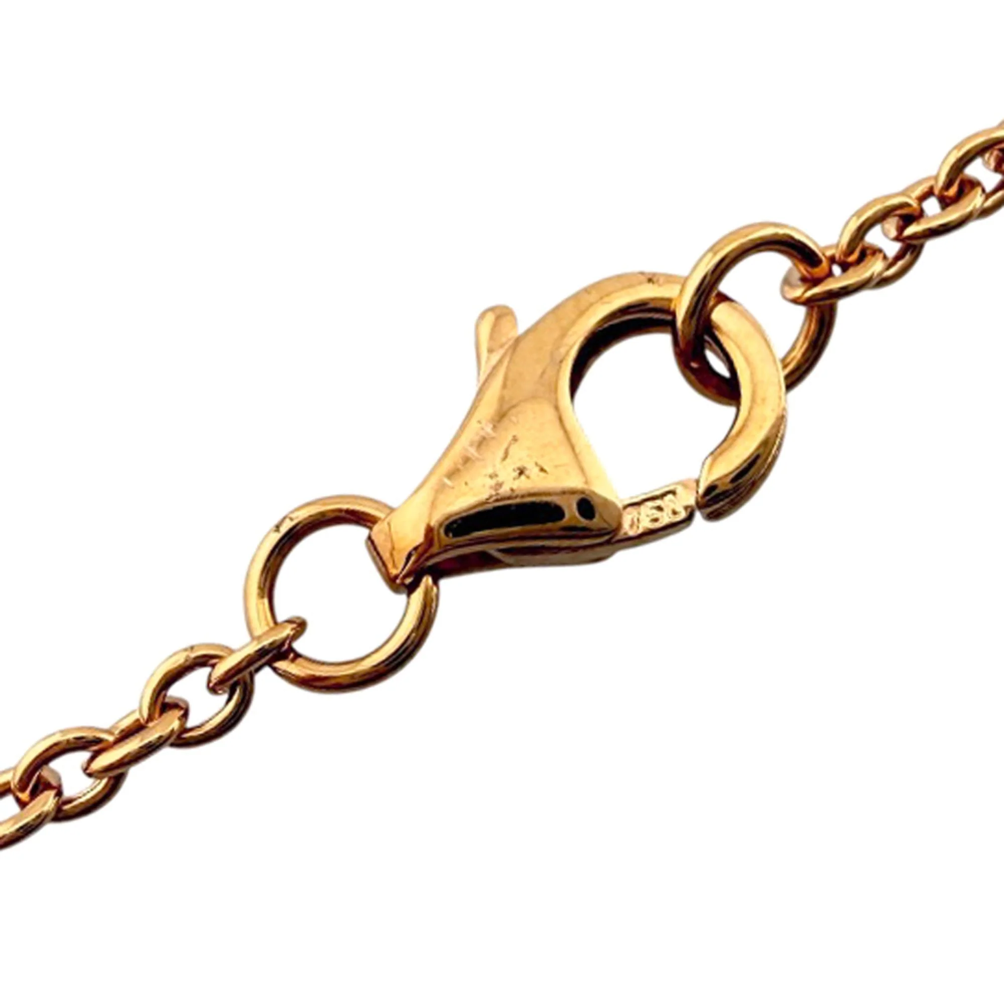 Love Pendant Necklace 18K Rose Gold - Image 8