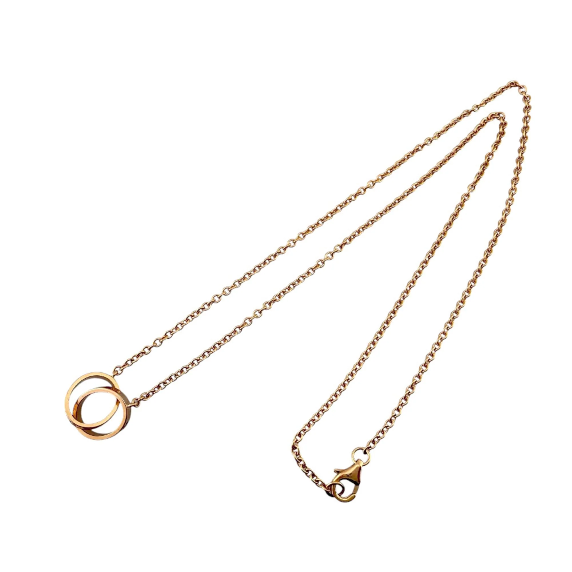 Love Pendant Necklace 18K Rose Gold - Image 9