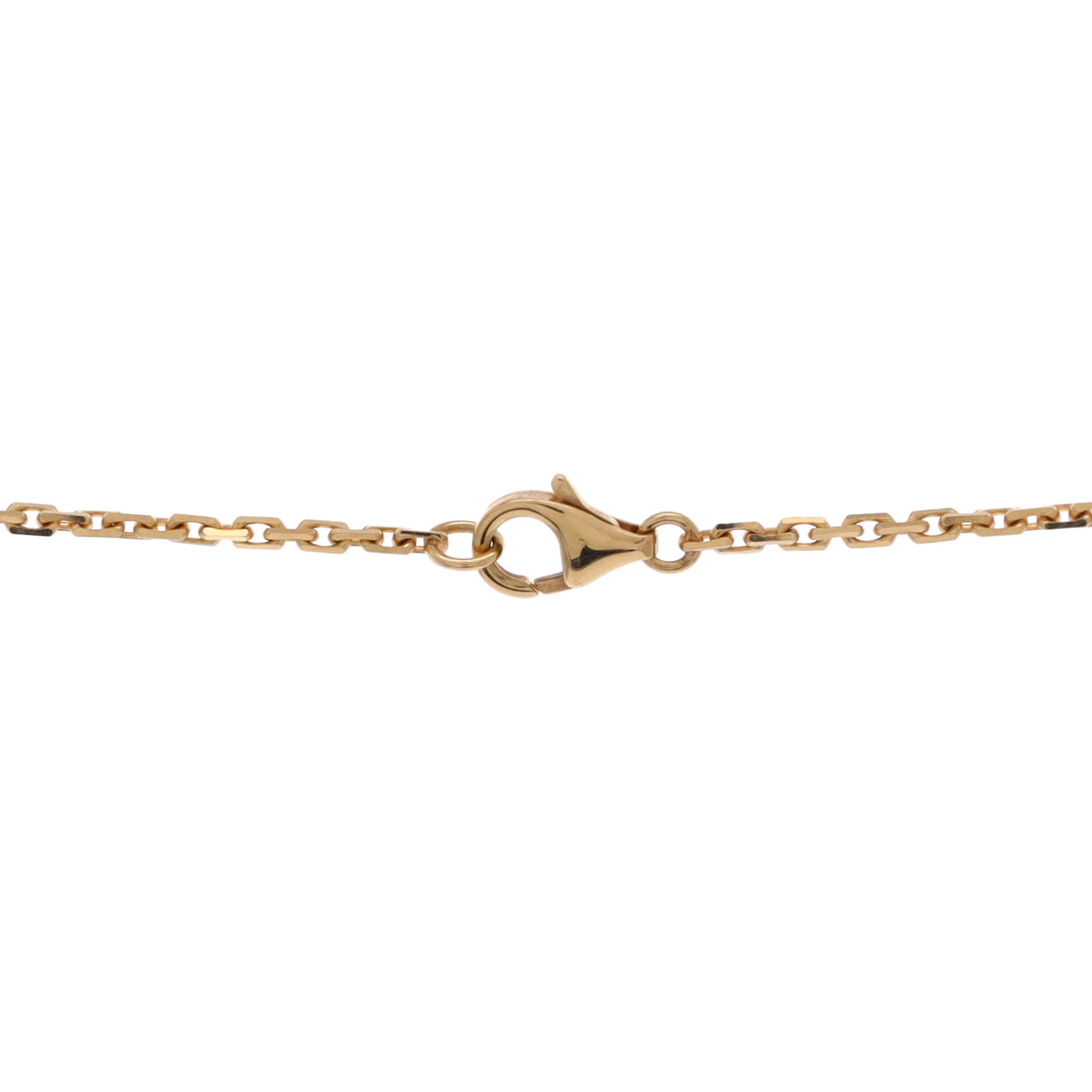 Love Pendant Necklace 18K Yellow Gold - Image 4