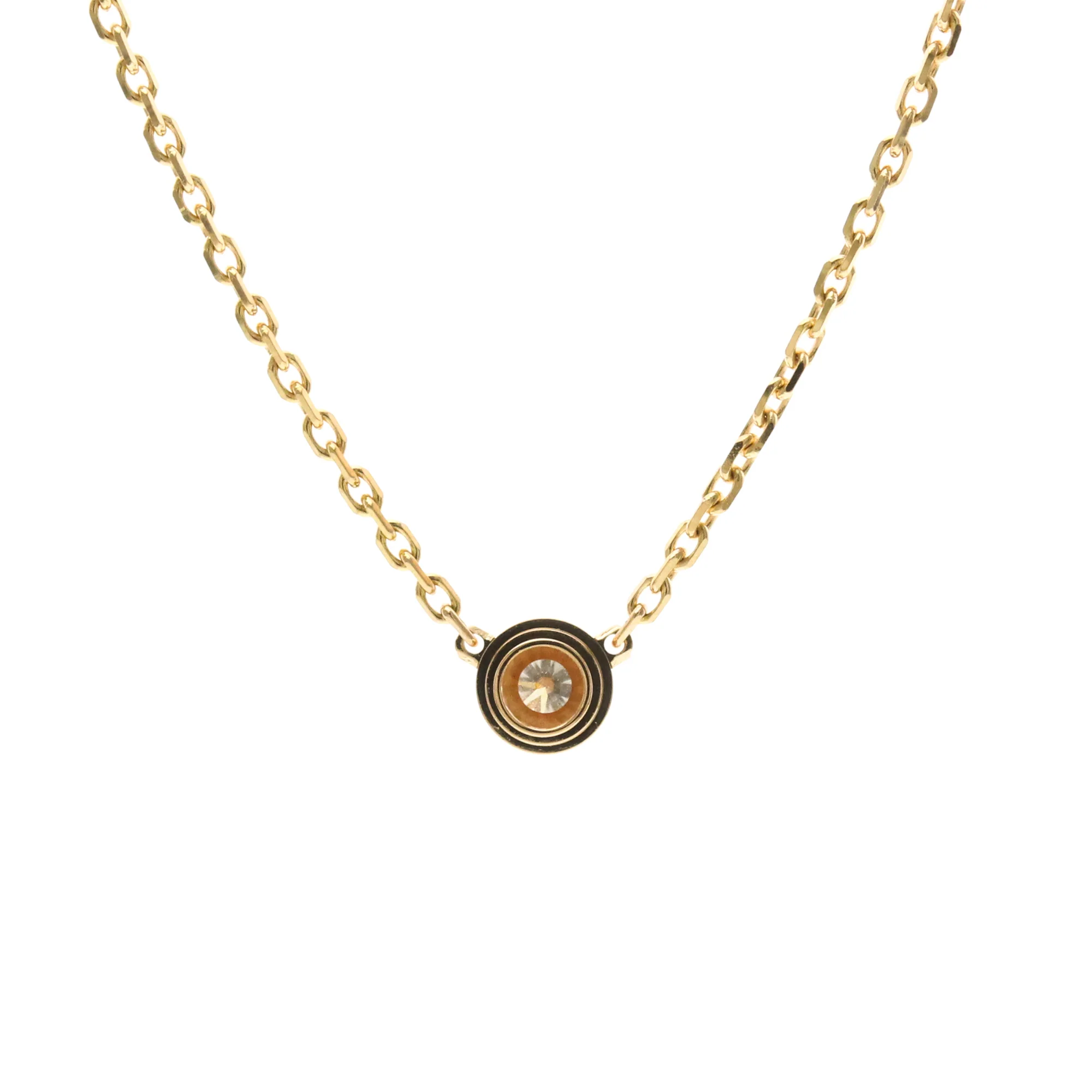 Pendant Necklace 18K Rose Gold With Diamond - Image 2