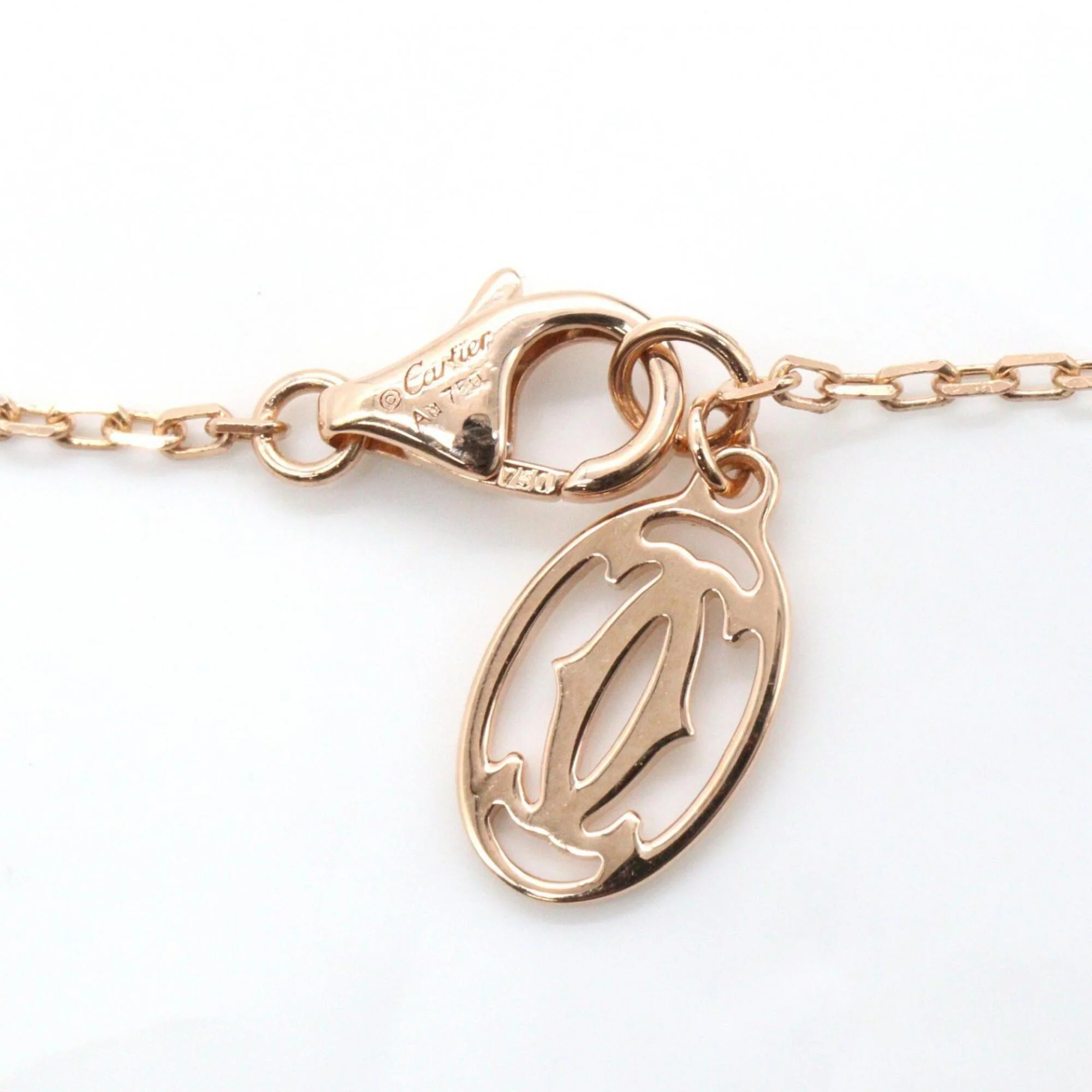 Pendant Necklace 18K Rose Gold with Diamond - Image 3