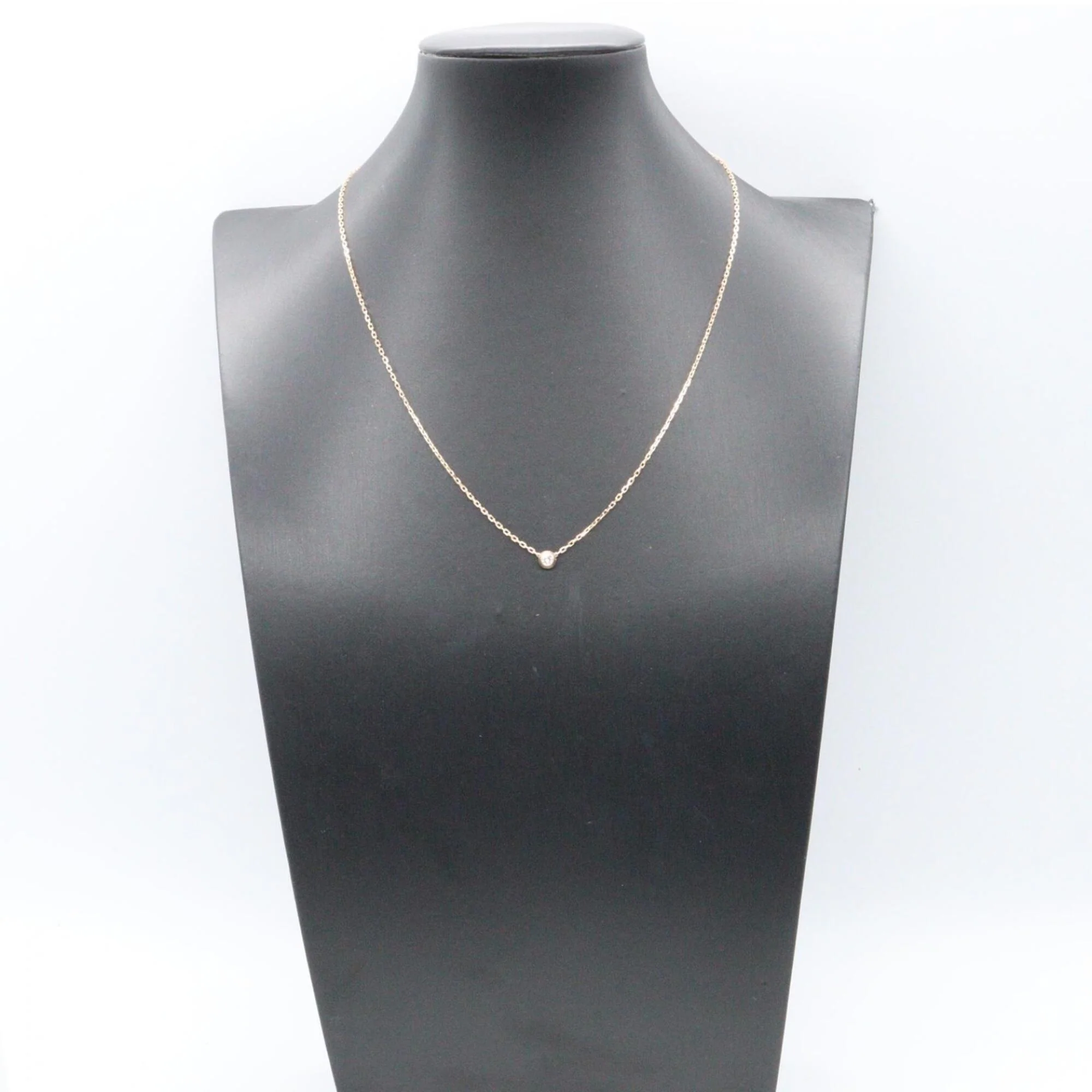 Pendant Necklace 18K Rose Gold with Diamond - Image 6