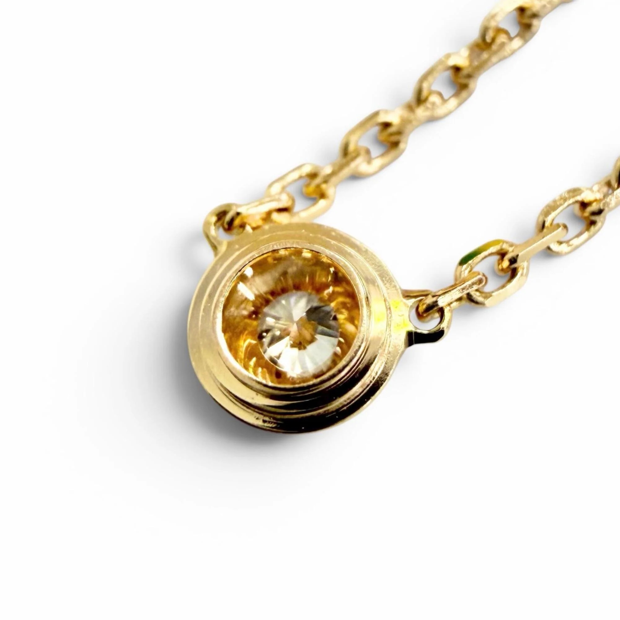 Pendant Necklace 18K Rose Gold with Diamond - Image 4