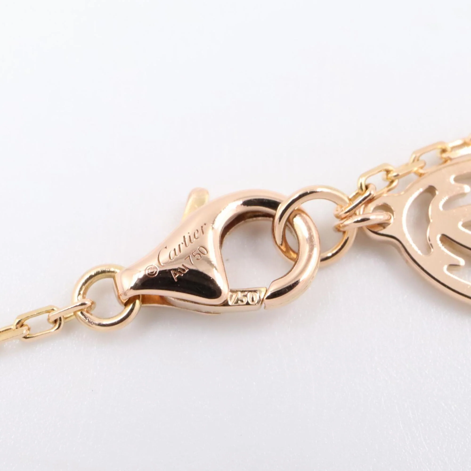 Pendant Necklace 18K Rose Gold with Diamond - Image 3