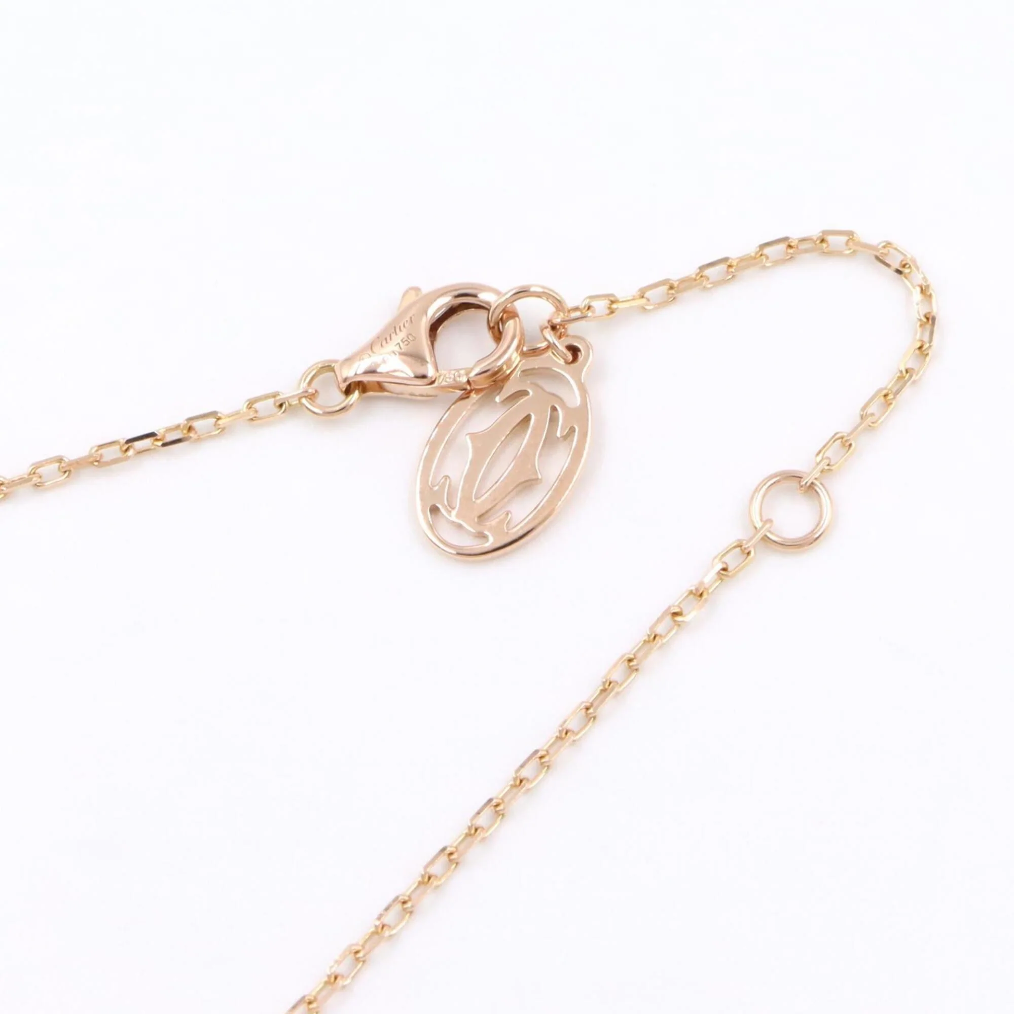 Pendant Necklace 18K Rose Gold with Diamond - Image 4