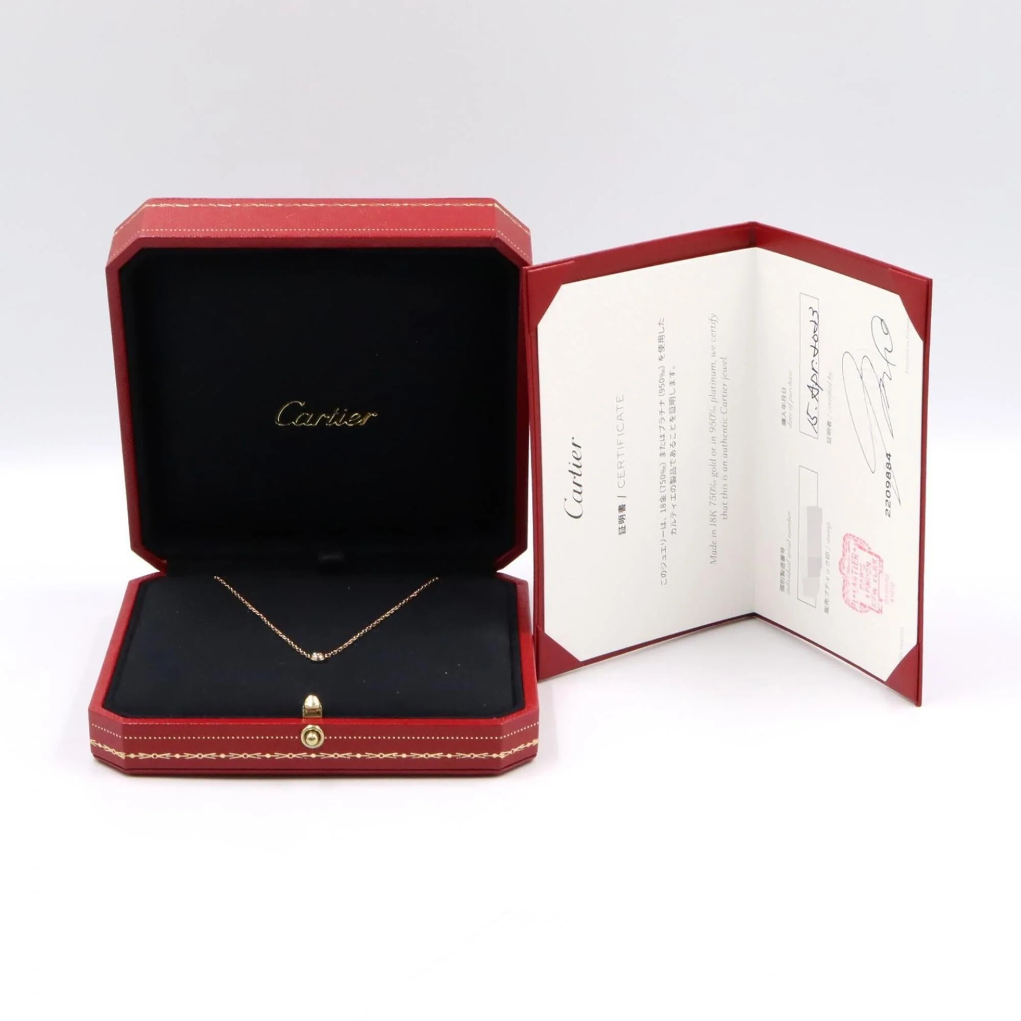 Pendant Necklace 18K Rose Gold with Diamond - Image 5