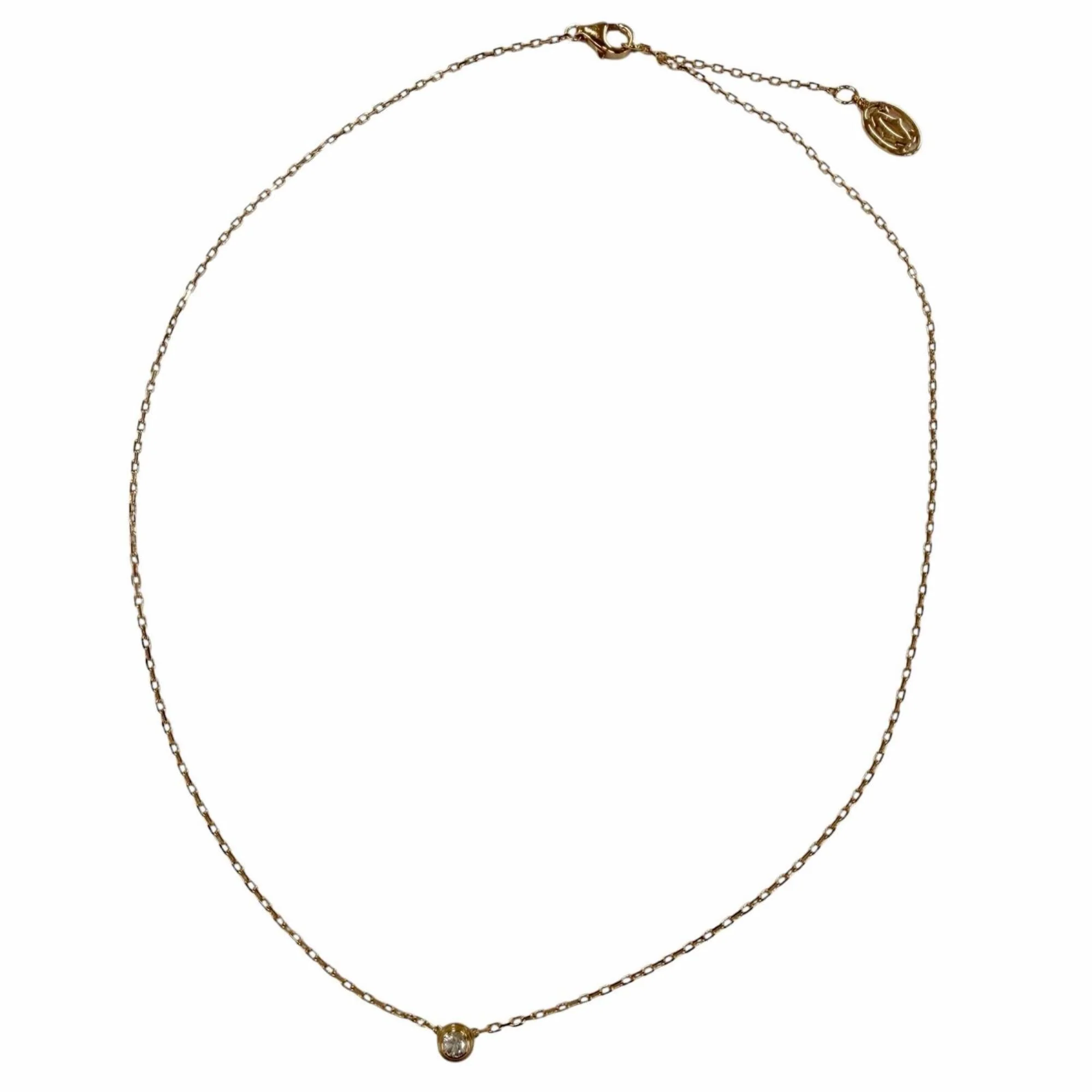 Pendant Necklace 18K Rose Gold with Diamond - Image 2