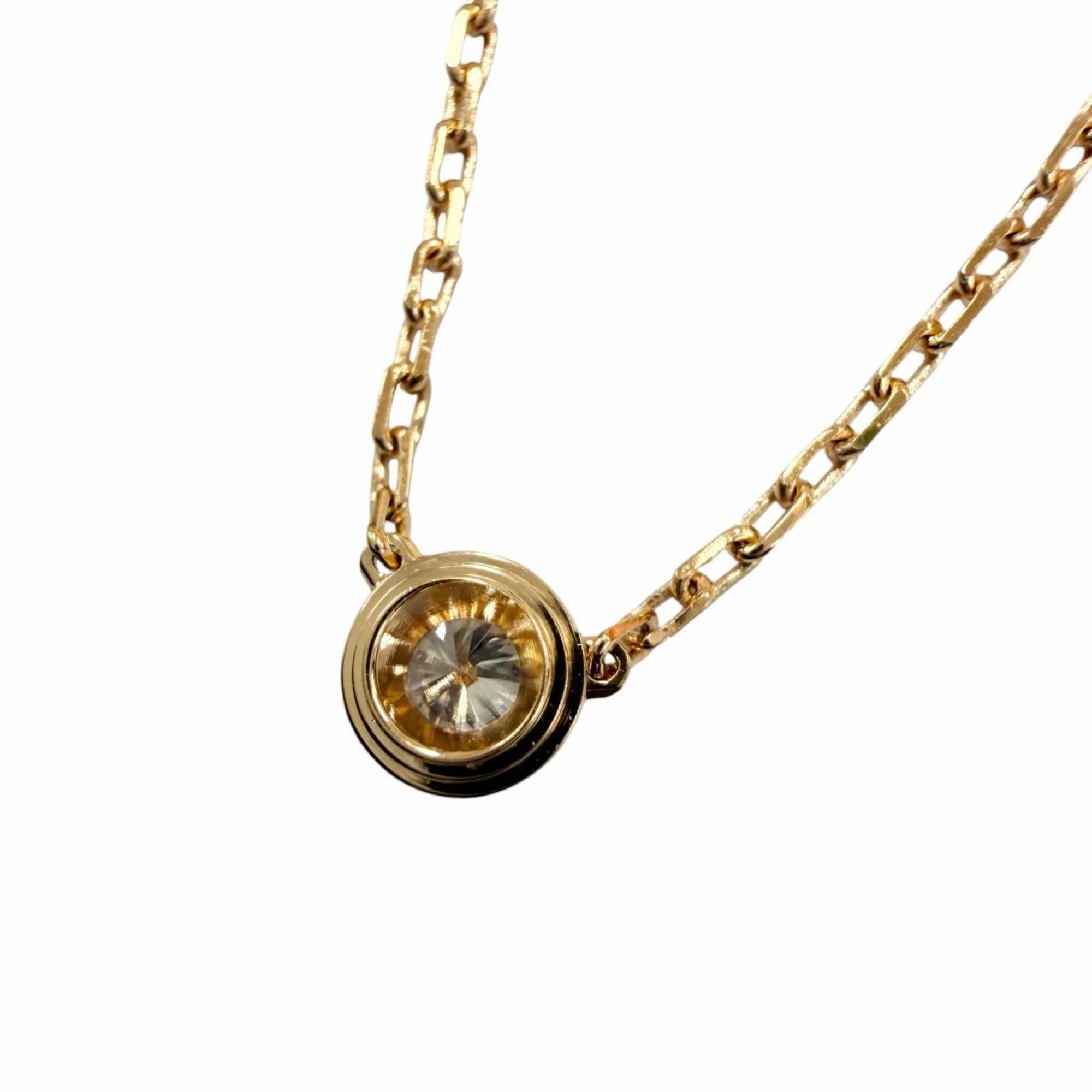 Pendant Necklace 18K Rose Gold with Diamond - Image 4