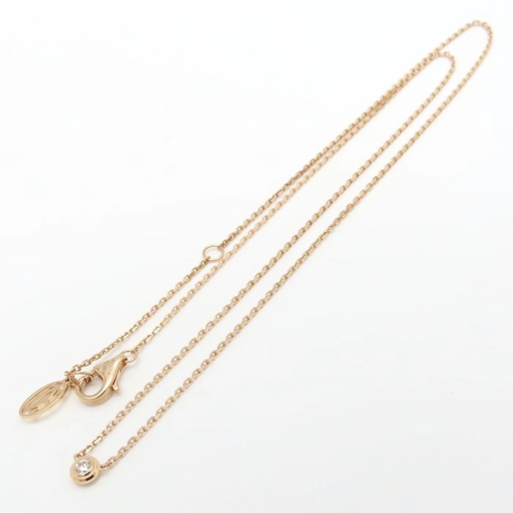 Pendant Necklace 18K Rose Gold with Diamond - Image 4
