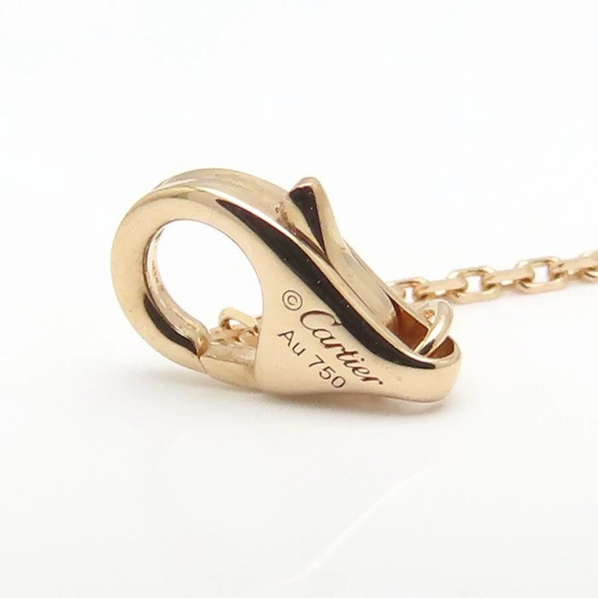Pendant Necklace 18K Rose Gold with Diamond - Image 9