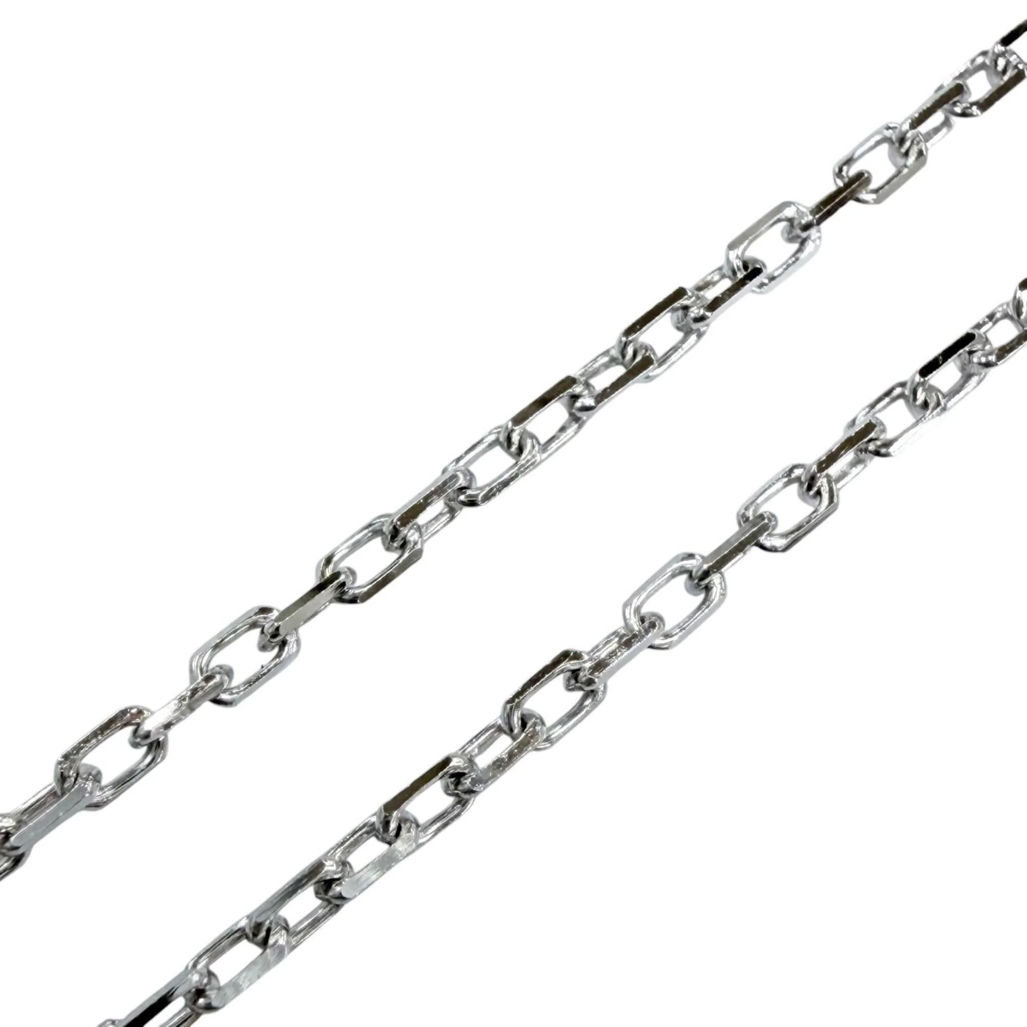 Pendant Necklace 18K White Gold with Diamond - Image 3