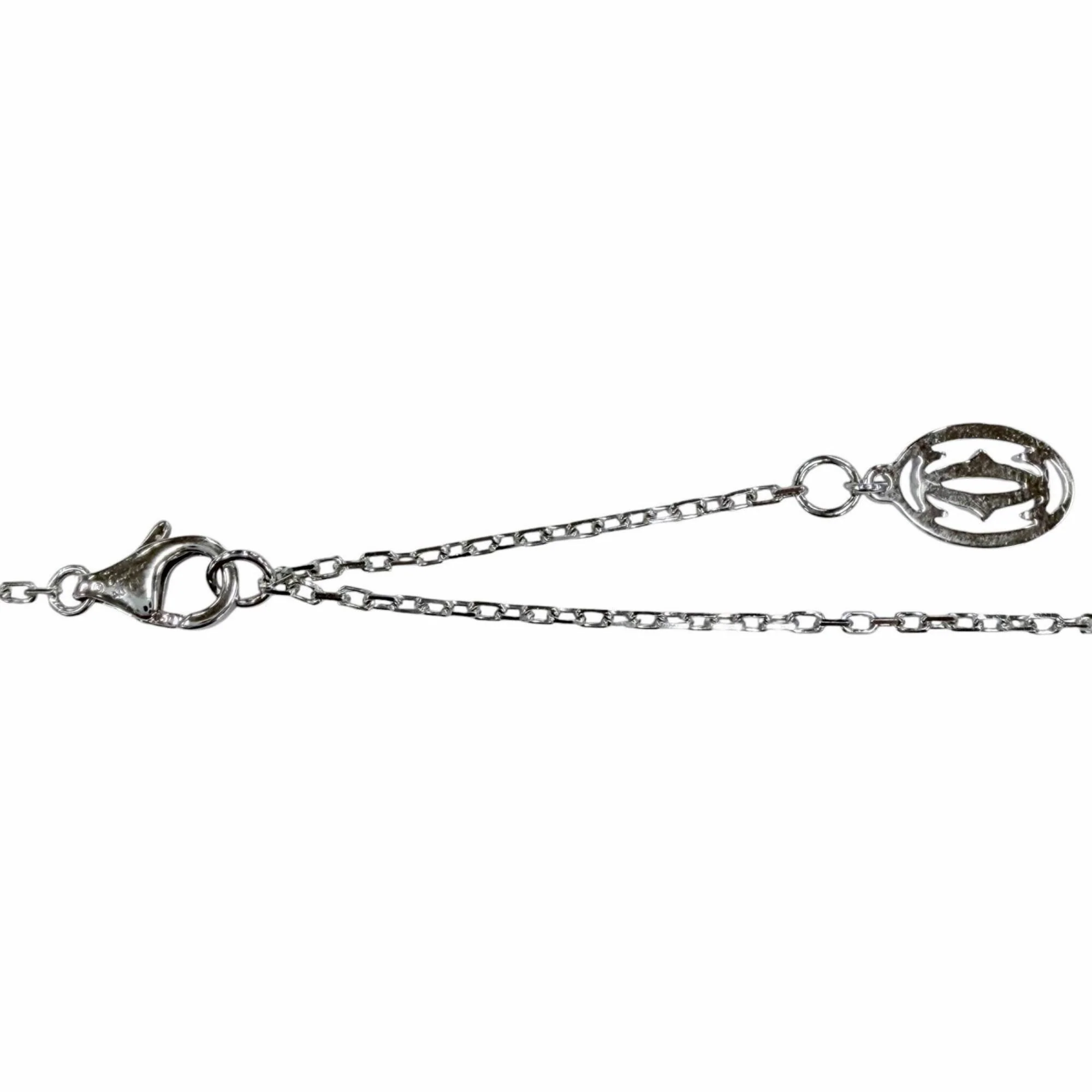 Pendant Necklace 18K White Gold with Diamond - Image 6