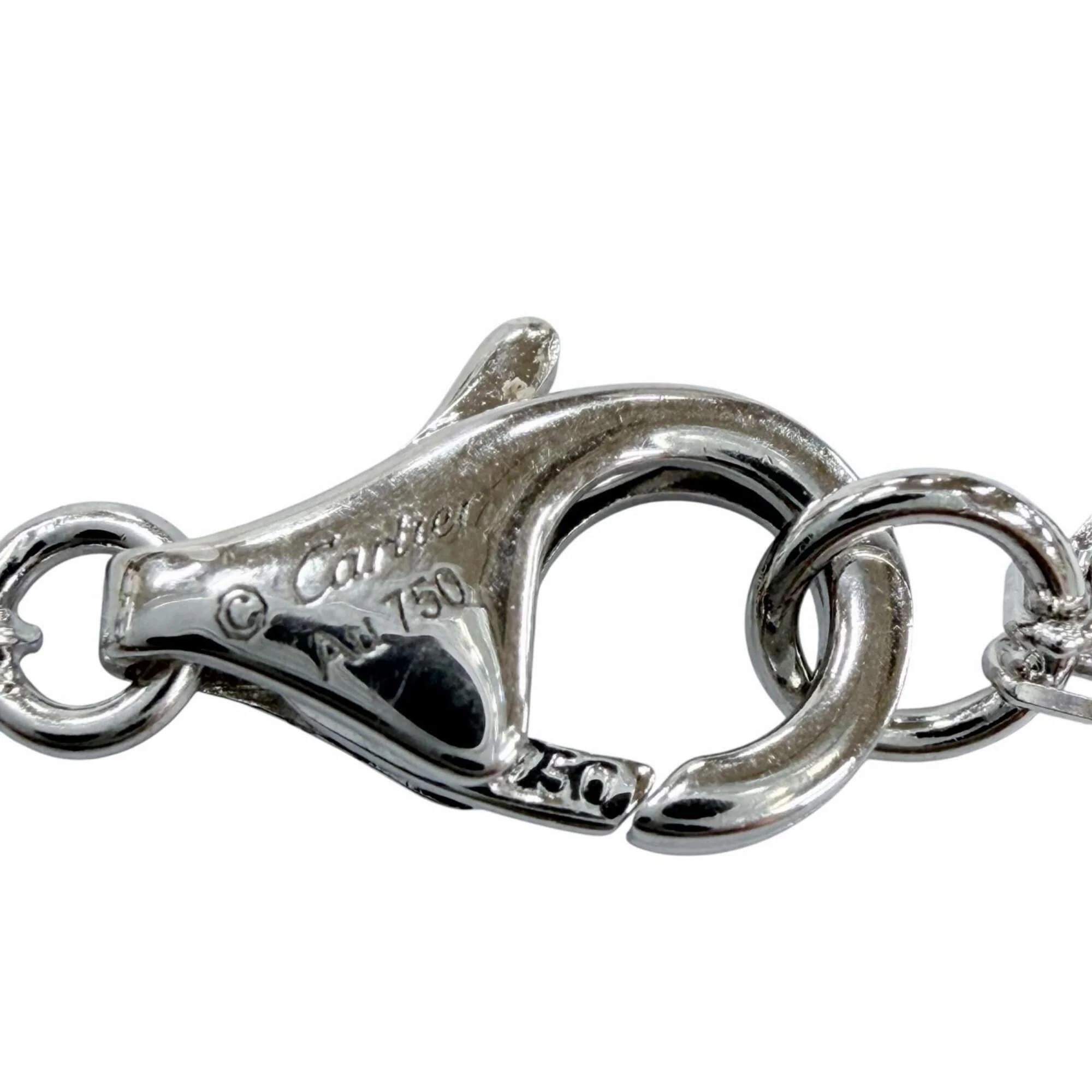 Pendant Necklace 18K White Gold with Diamond - Image 8