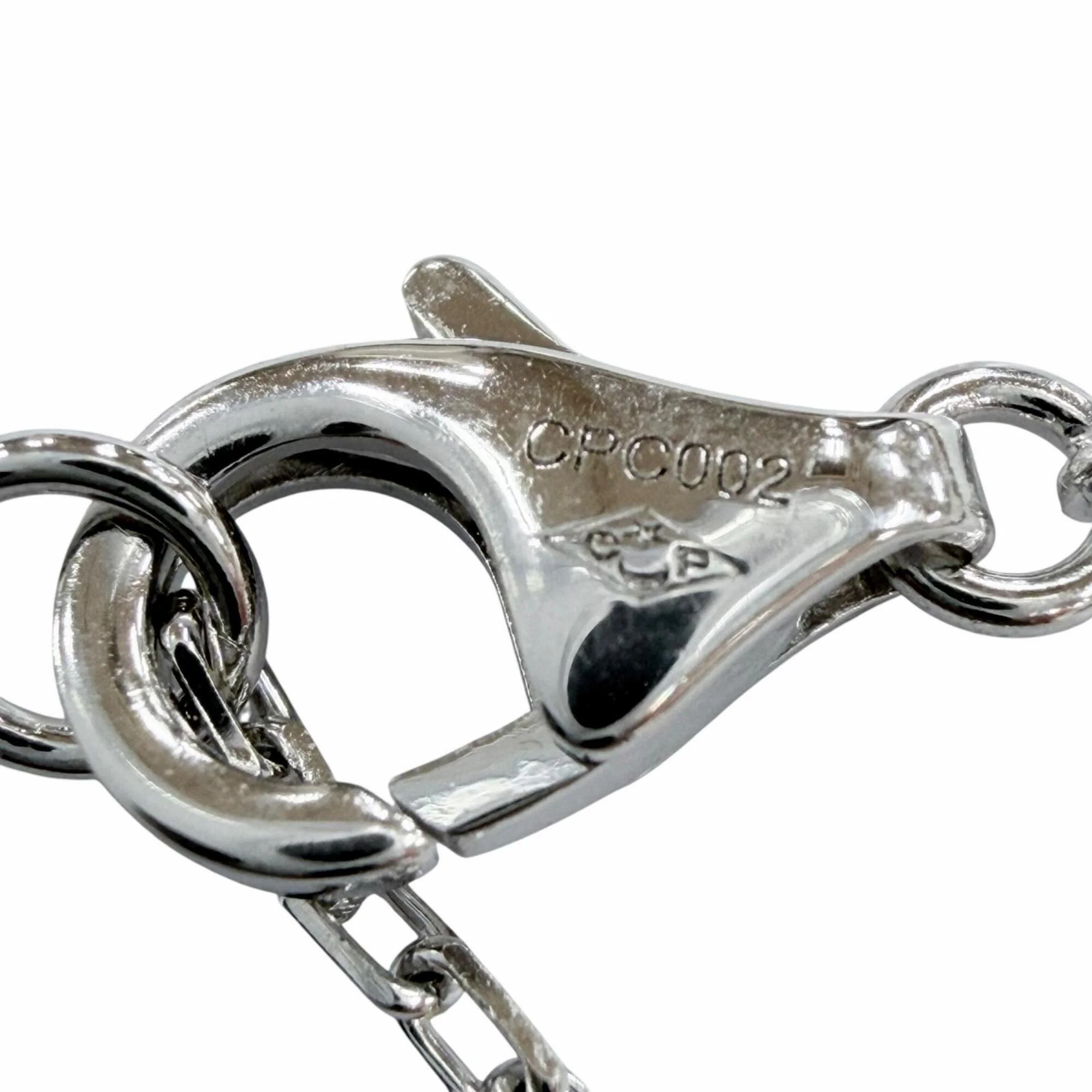 Pendant Necklace 18K White Gold with Diamond - Image 9