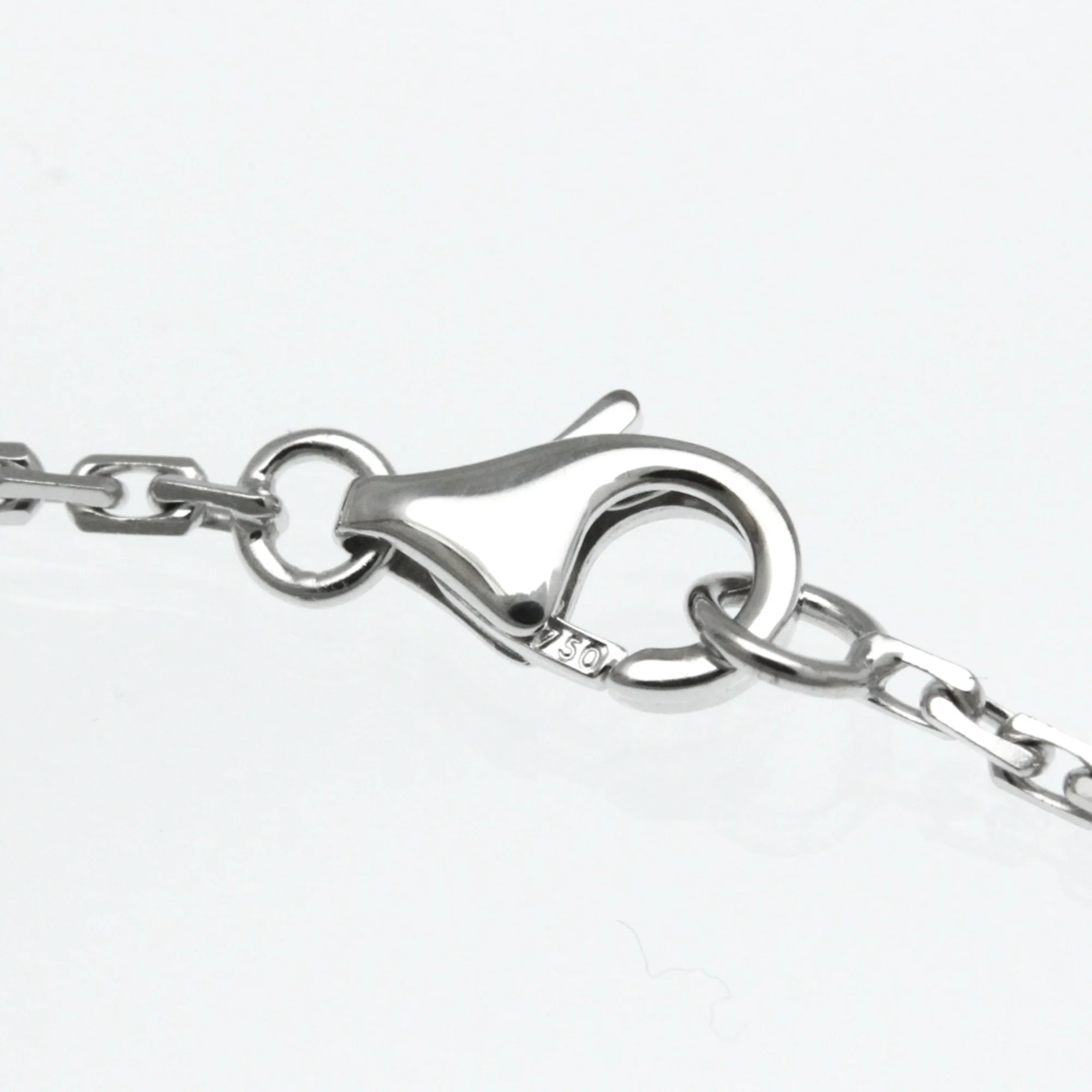 Pendant Necklace 18K White Gold With Diamond - Image 6