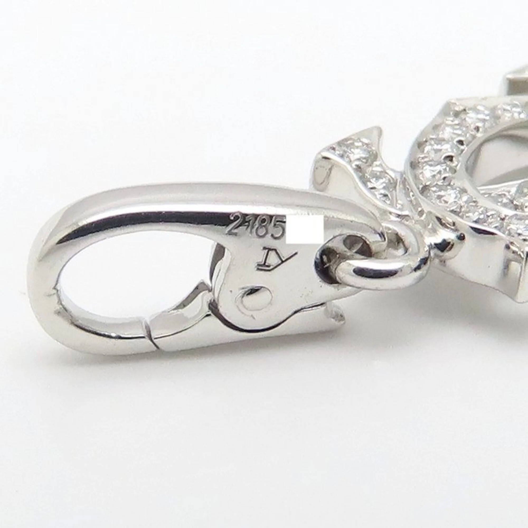 Pendant Necklace 18K White Gold with Diamond - Image 6