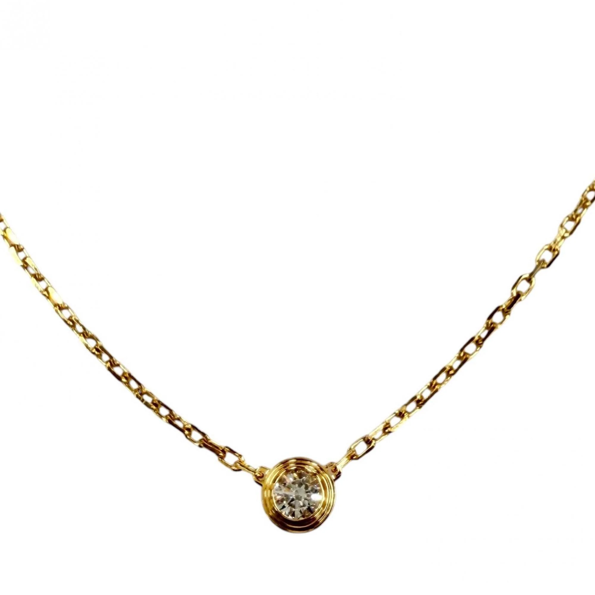 Pendant Necklace 18K Yellow Gold with Diamond