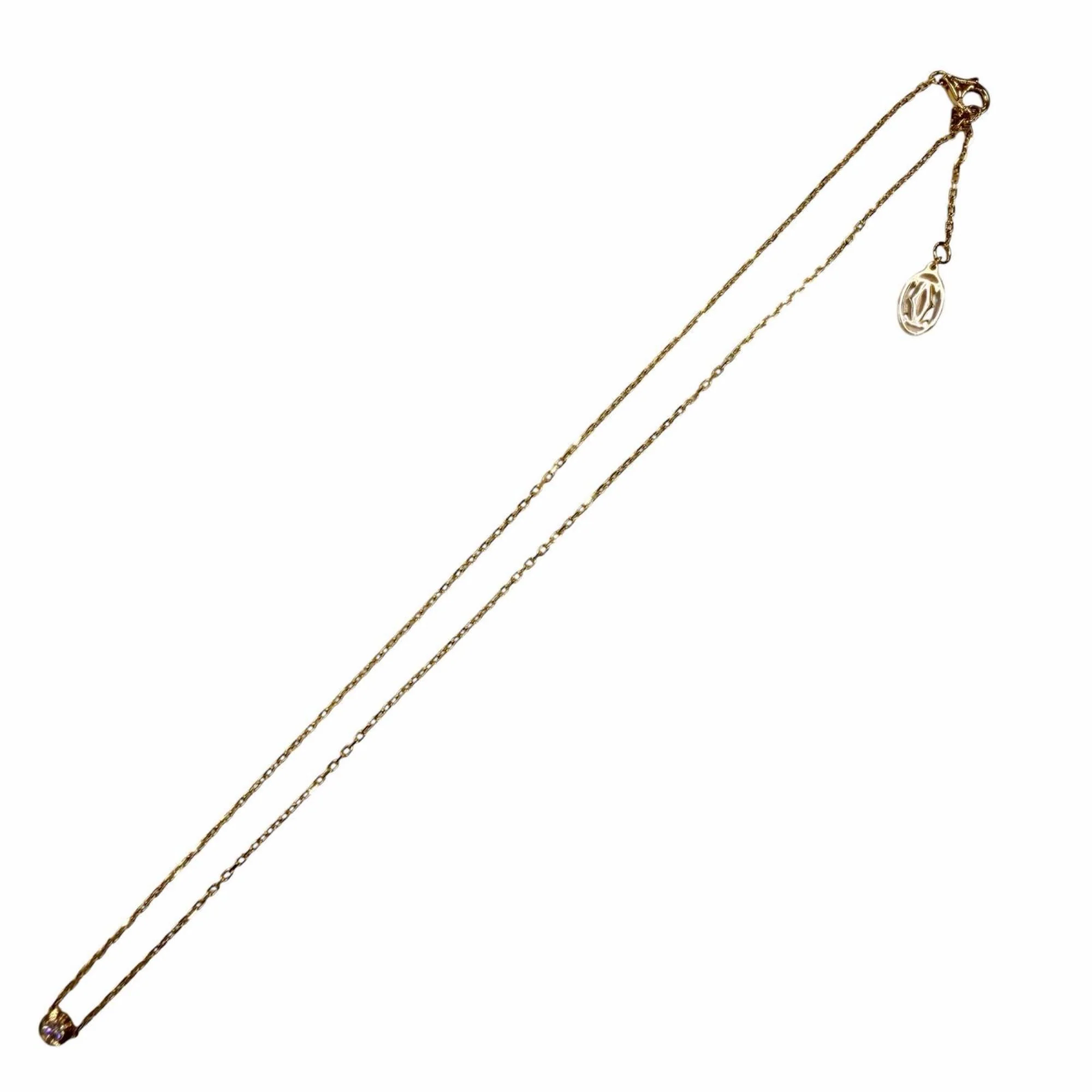 Pendant Necklace 18K Yellow Gold with Diamond - Image 3