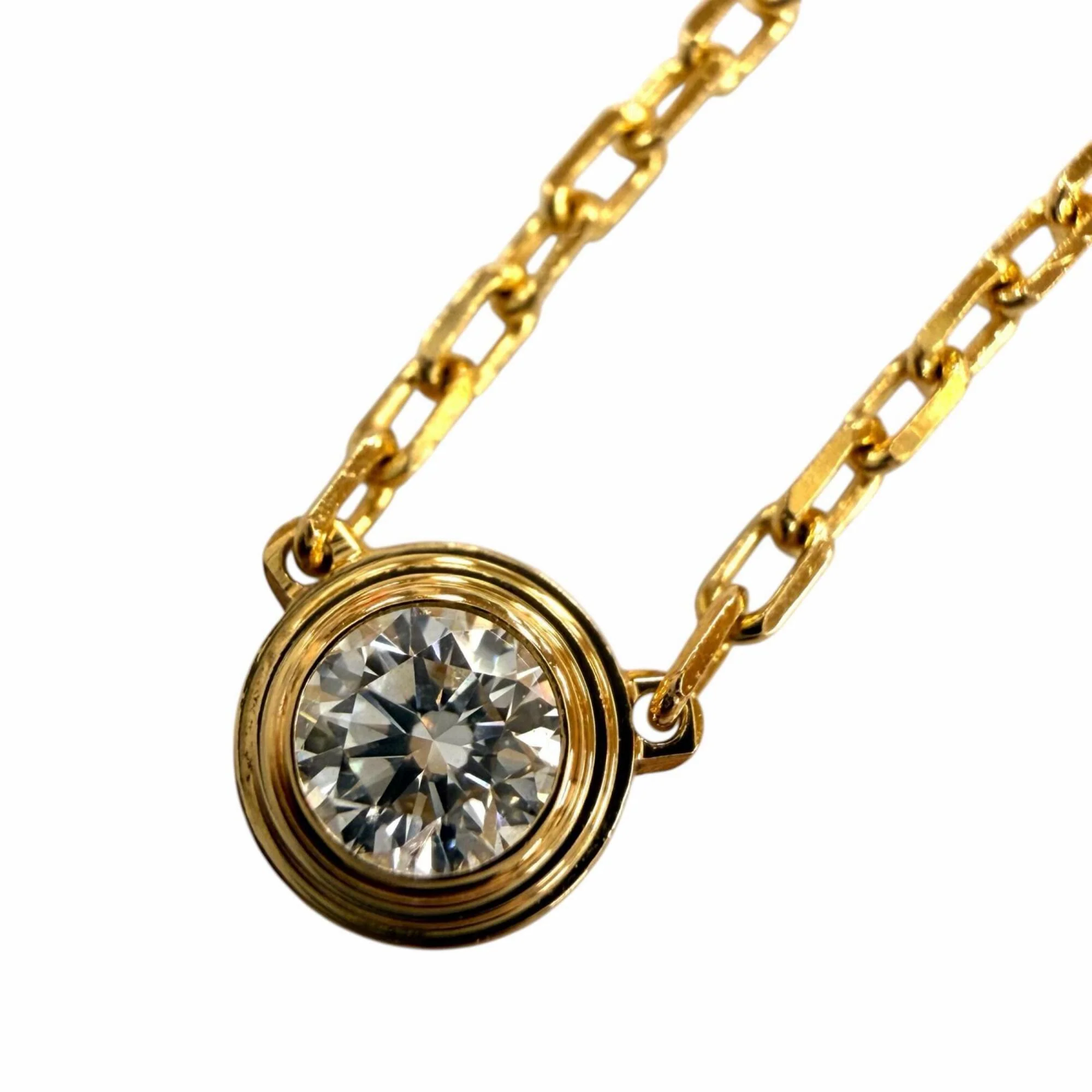Pendant Necklace 18K Yellow Gold with Diamond - Image 5