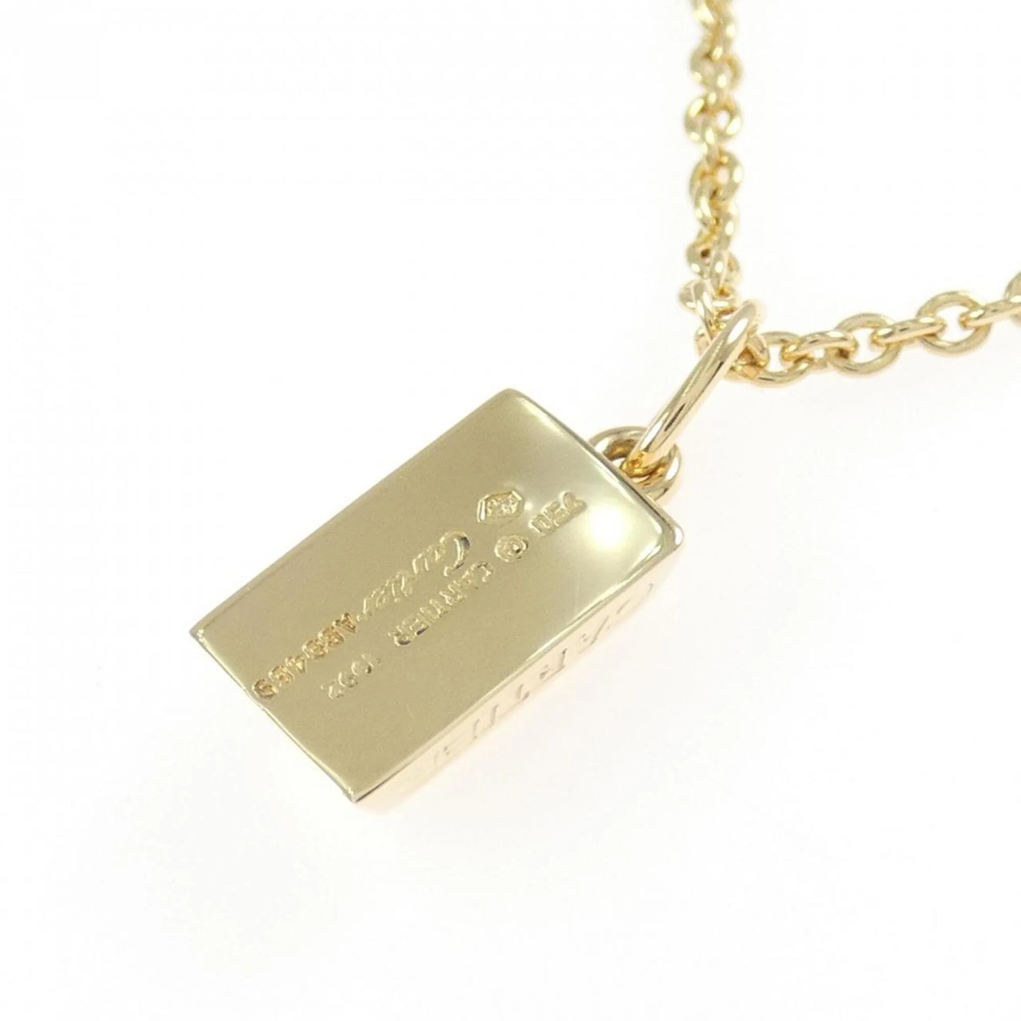 Pendant Necklace 18K Yellow Gold with Diamond - Image 4
