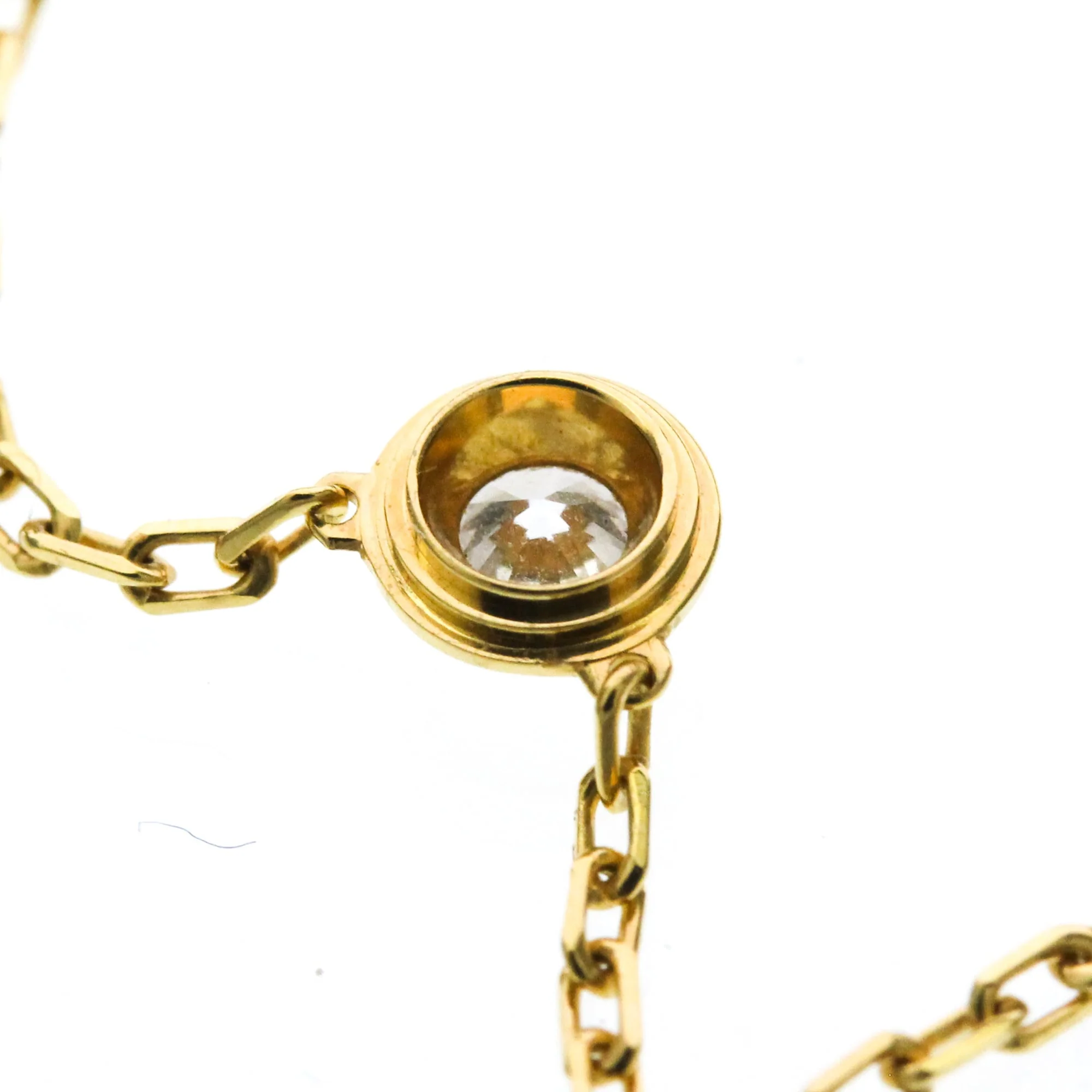 Pendant Necklace 18K Yellow Gold with Diamond - Image 8