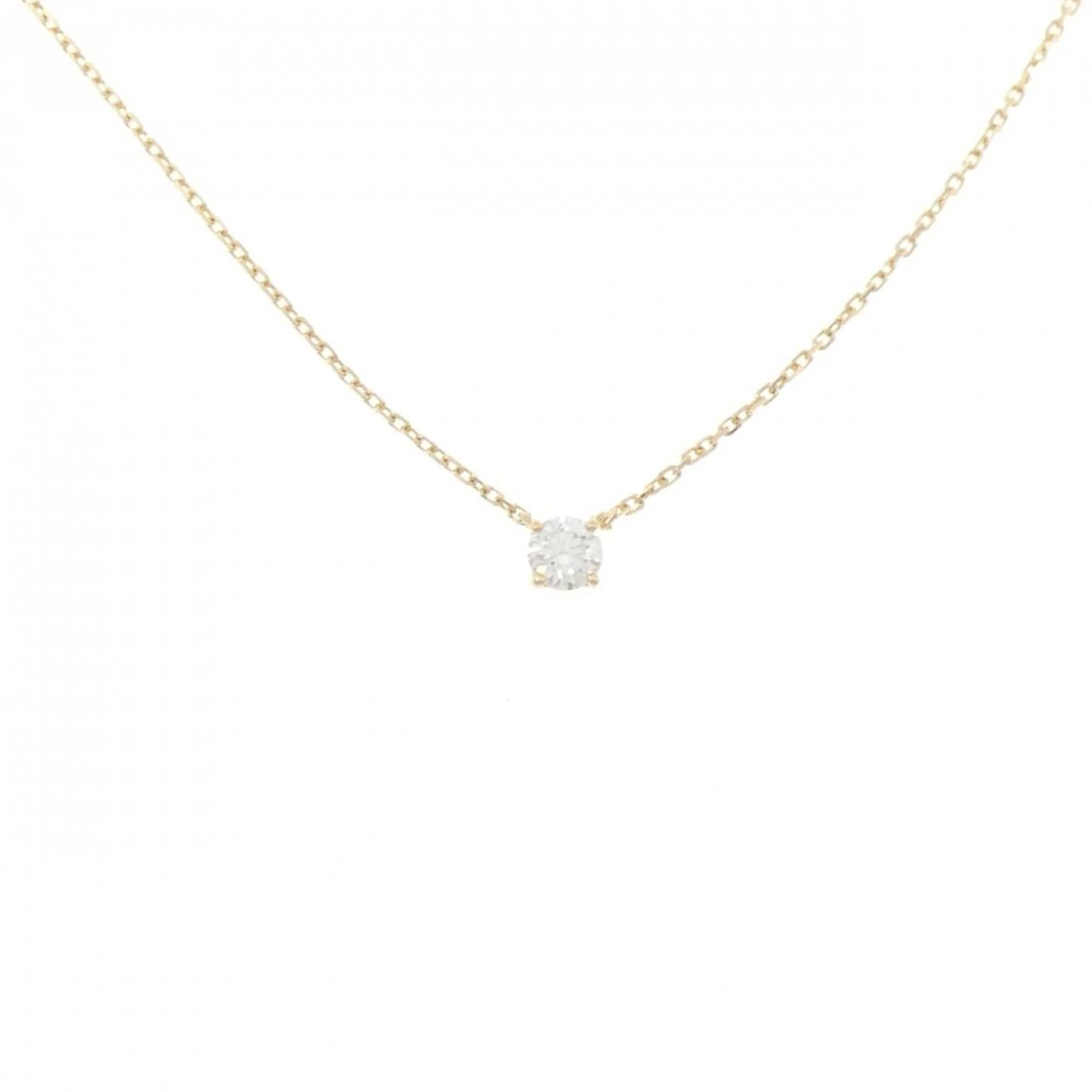 Pendant Necklace 18K Yellow Gold With Diamond