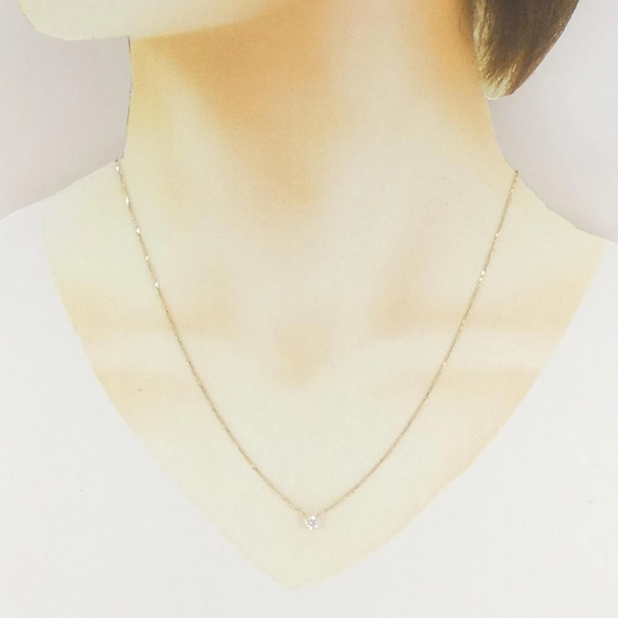 Pendant Necklace 18K Yellow Gold With Diamond - Image 6