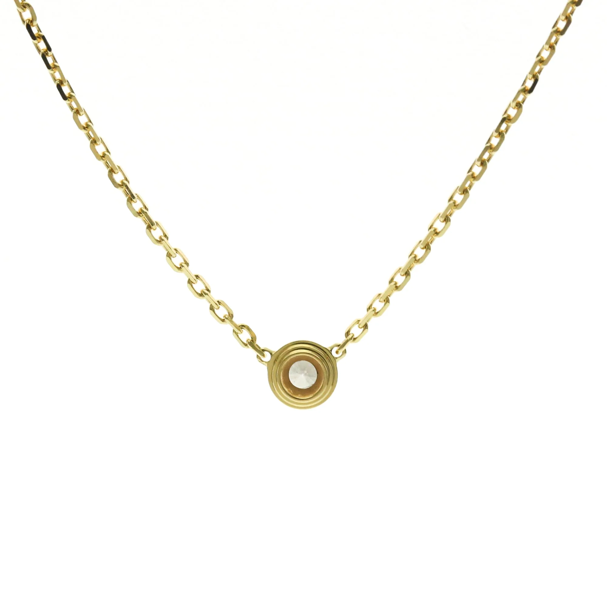 Pendant Necklace 18K Yellow Gold With Diamond - Image 2