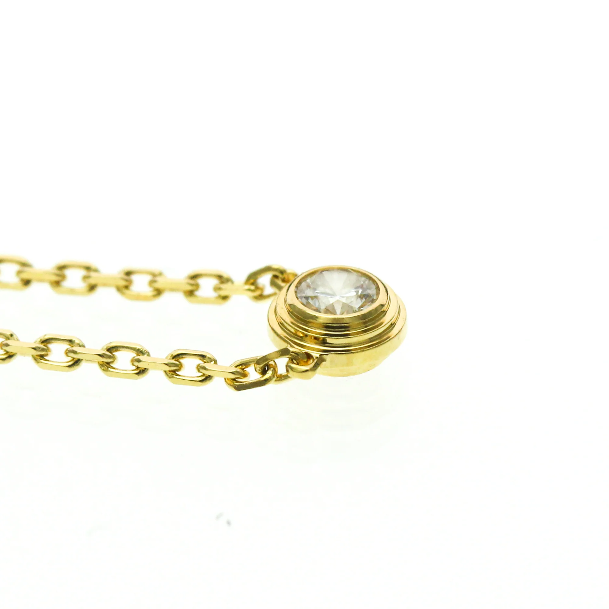Pendant Necklace 18K Yellow Gold With Diamond - Image 5