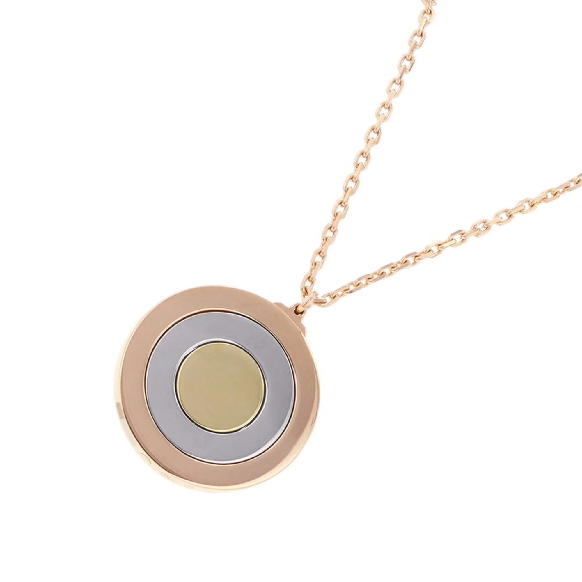 Trinity Pendant Necklace 18K Tricolor Gold - Image 3