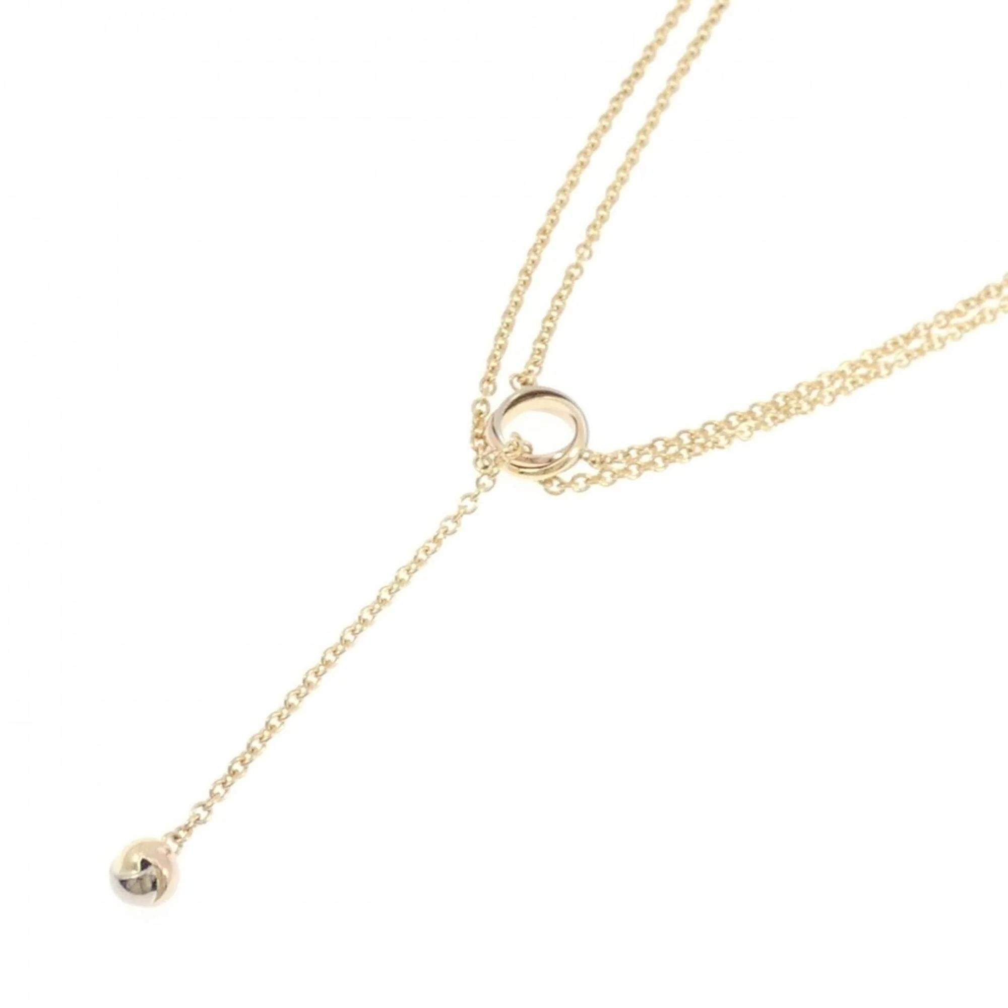 Trinity Pendant Necklace 18K Tricolor Gold - Image 2