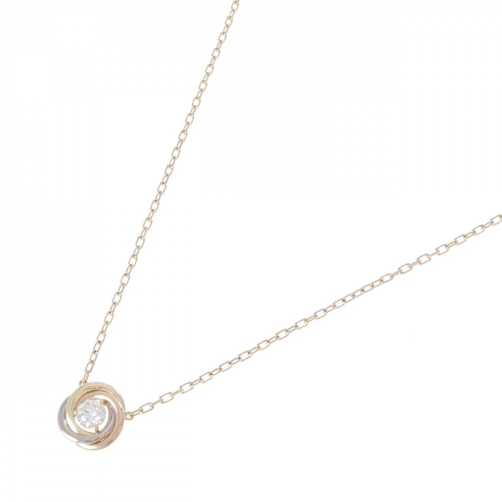Trinity Pendant Necklace 18K Tricolor Gold - Image 2