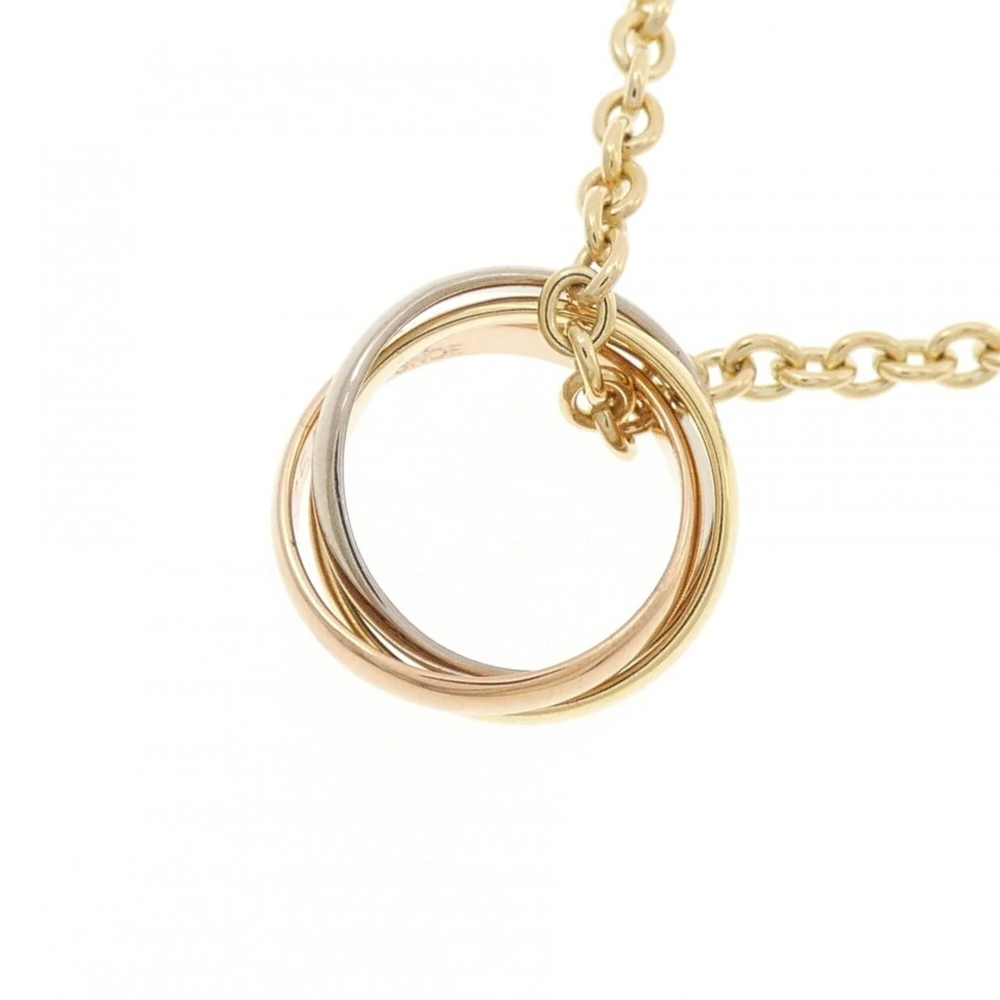 Trinity Pendant Necklace 18K Tricolor Gold - Image 3