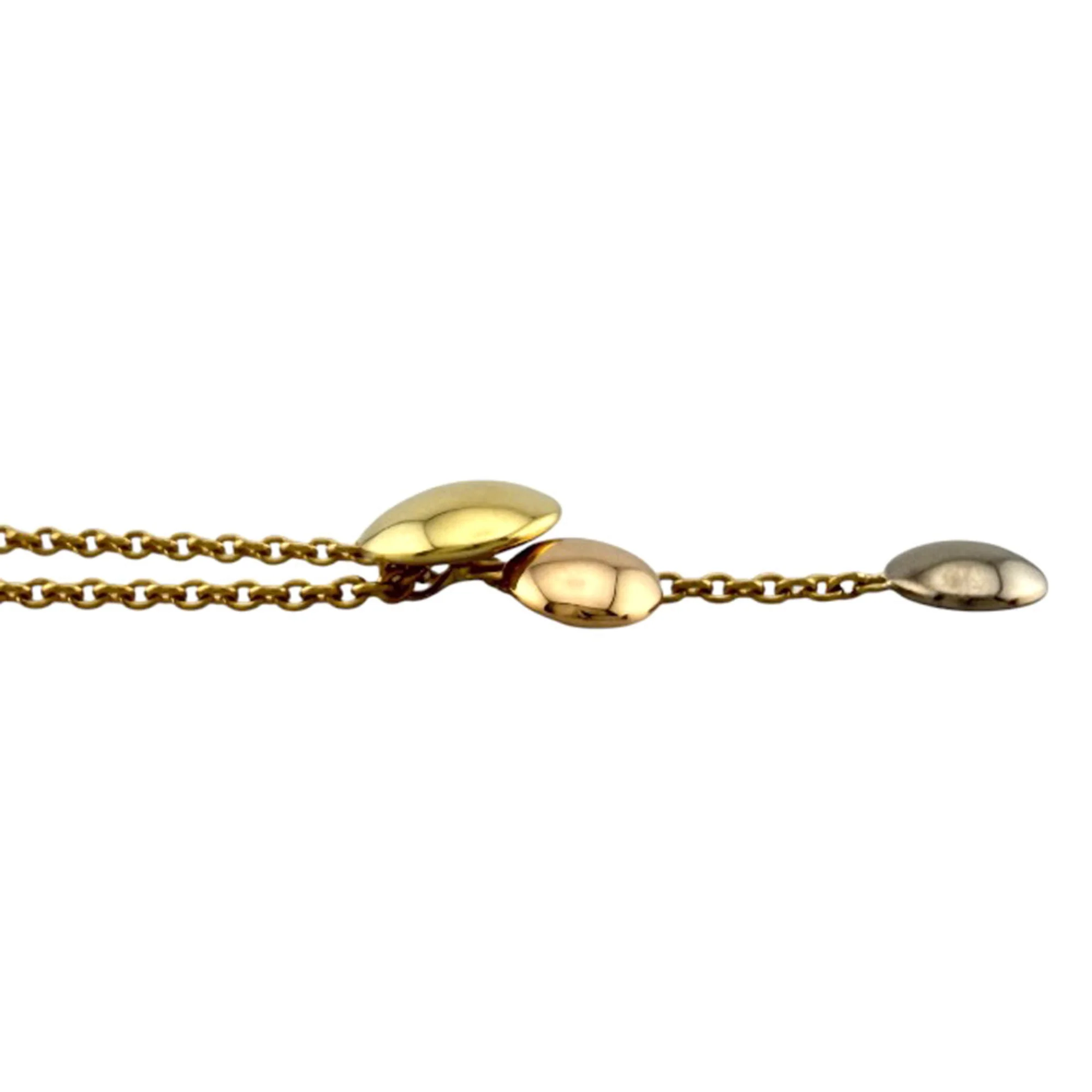 Trinity Pendant Necklace 18K Tricolor Gold - Image 4