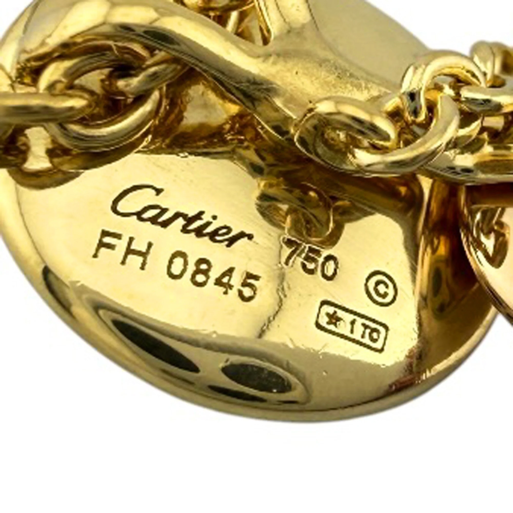 Trinity Pendant Necklace 18K Tricolor Gold - Image 5