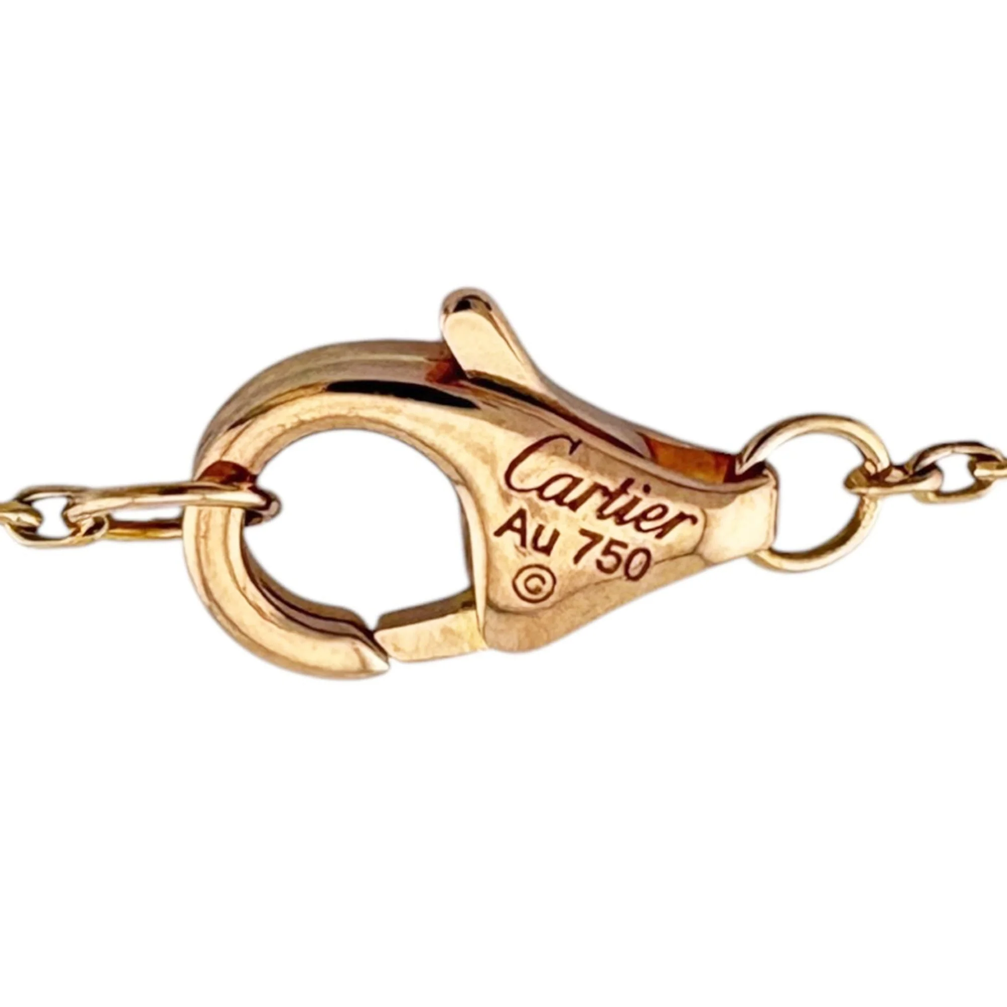 Trinity Pendant Necklace 18K Tricolor Gold - Image 5