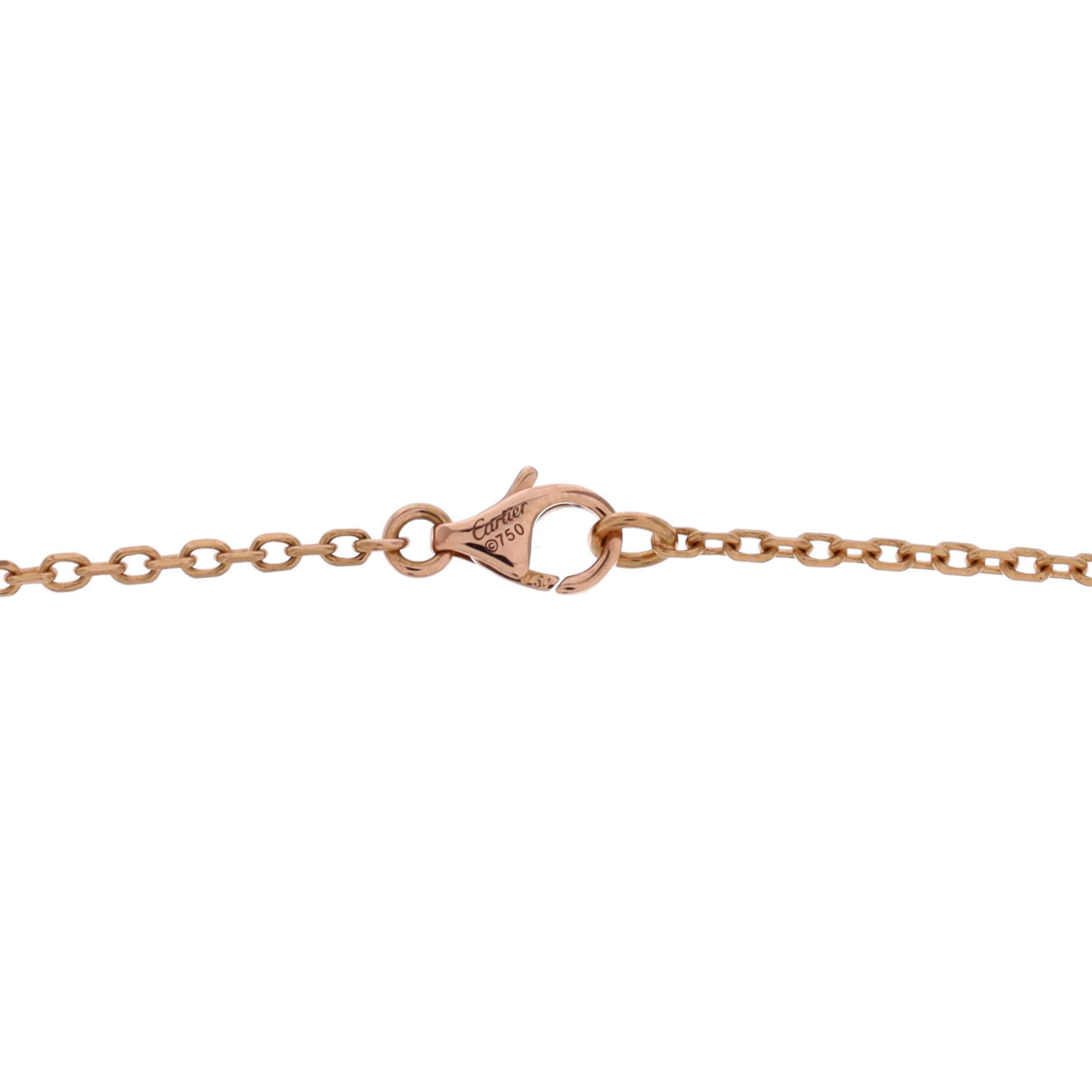 Trinity Pendant Necklace 18K Tricolor Gold and Diamonds - Image 3