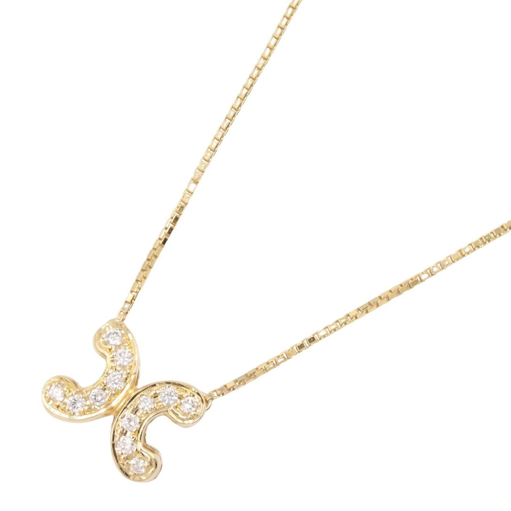 Pendant Necklace 18K Yellow Gold with Diamond