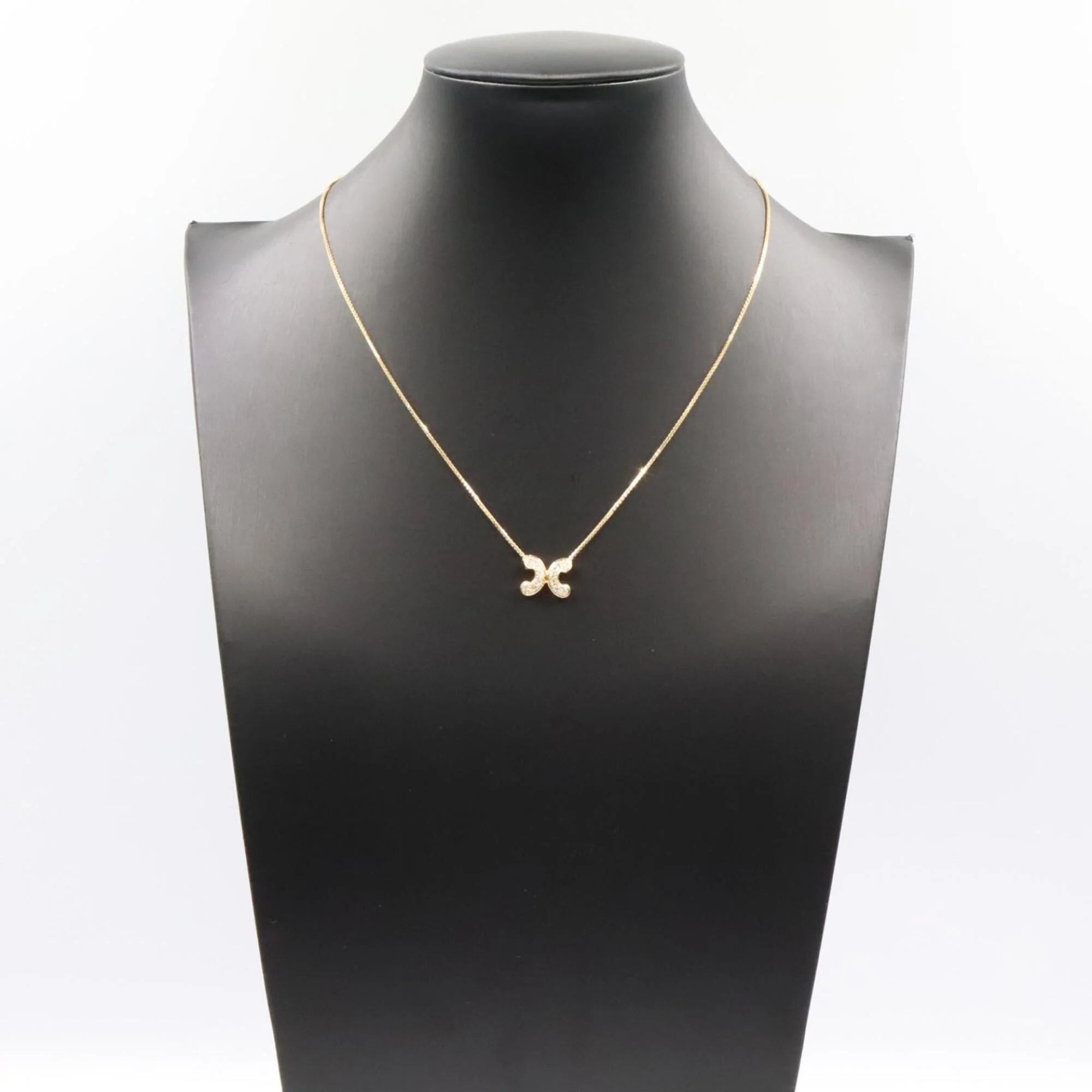 Pendant Necklace 18K Yellow Gold with Diamond - Image 5