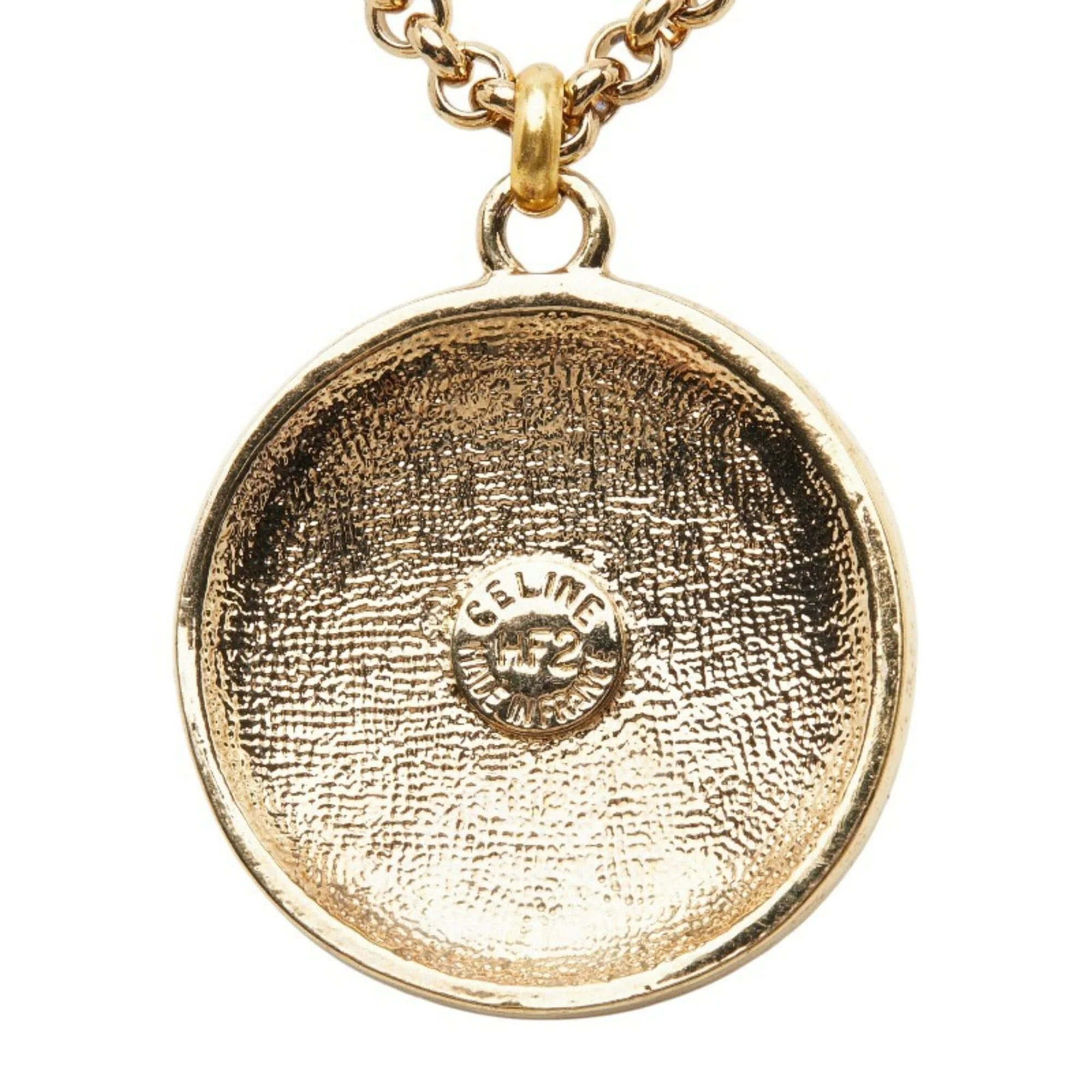 Pendant Necklace Enamel and Gold - Image 3