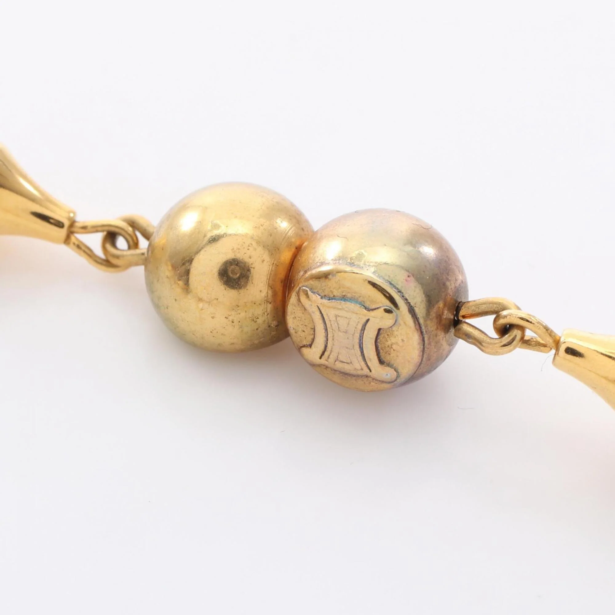 Pendant Necklace Gold Faux Pearl - Image 5