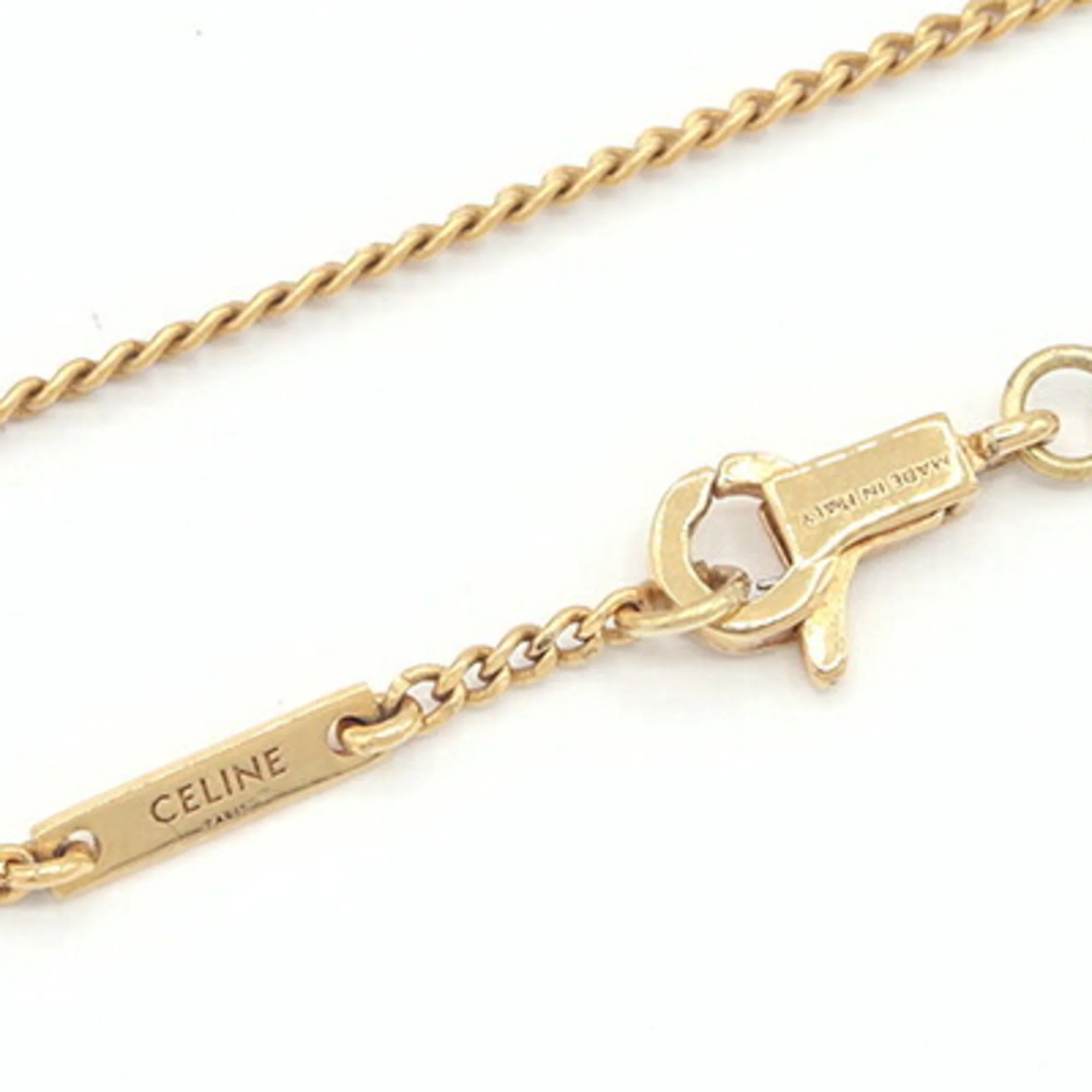 Pendant Necklace Gold Metal - Image 3