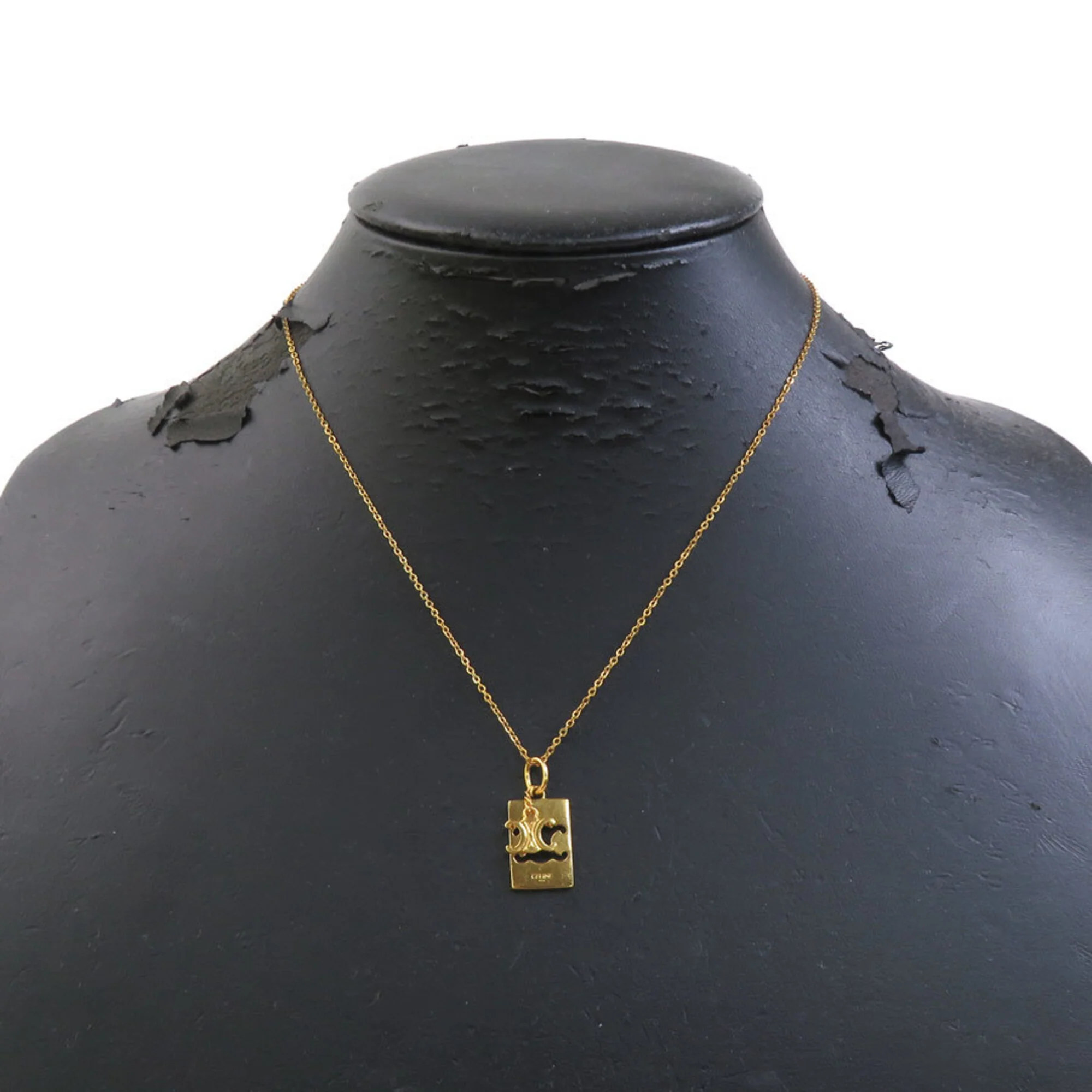 Pendant Necklace Metal Gold - Image 8