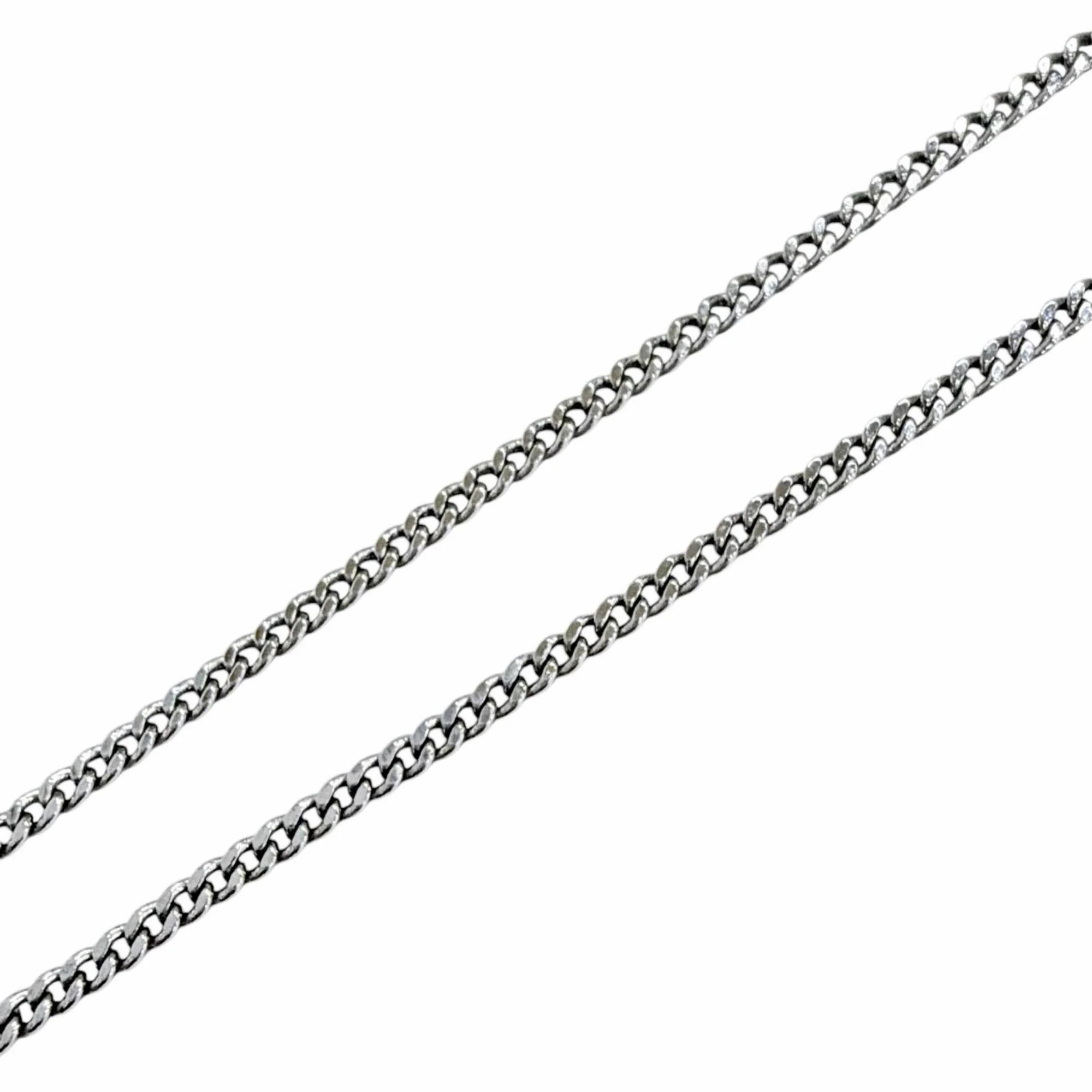 Pendant Necklace With Rhinestone Silver - Image 5