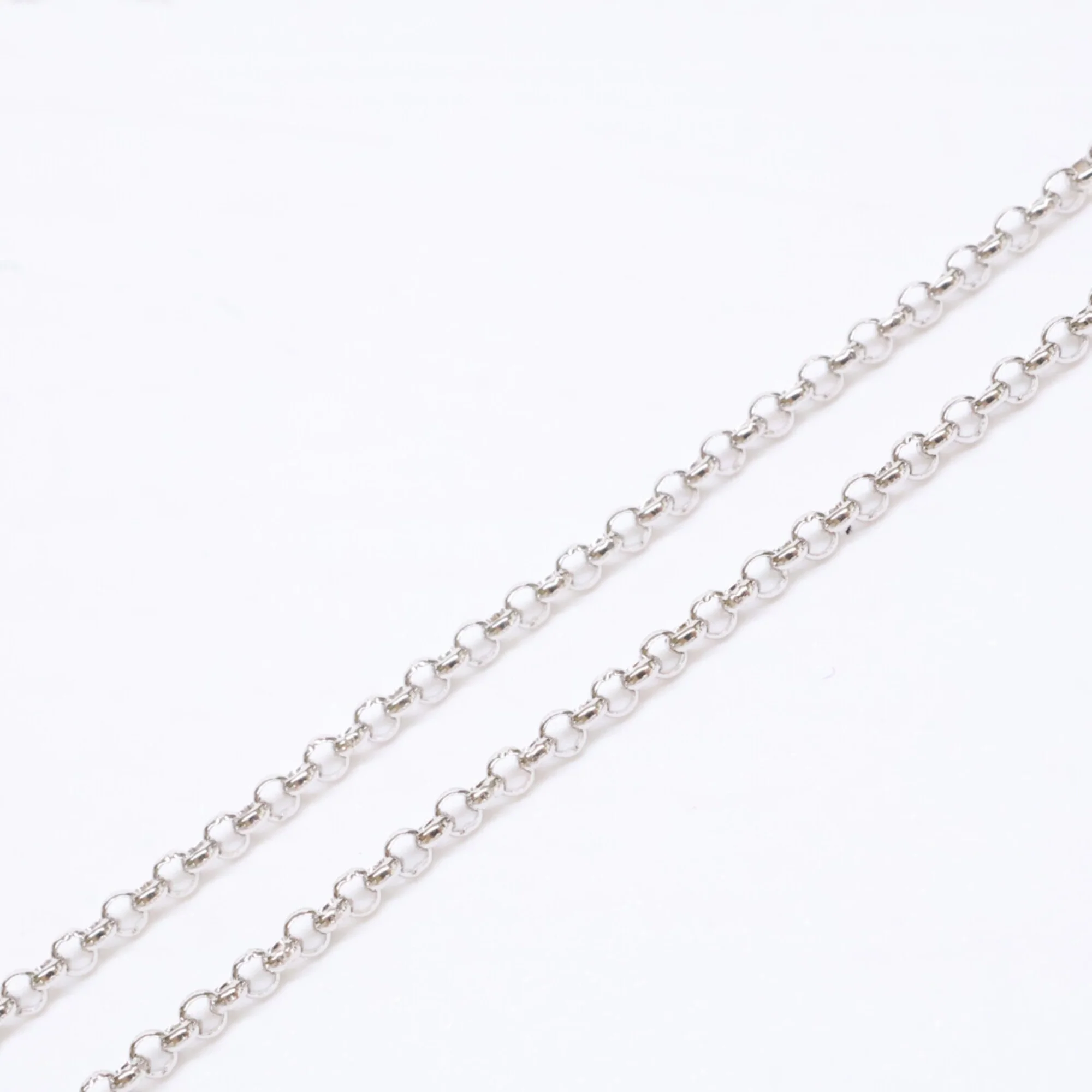 Vintage Pendant Necklace 18K White Gold with Diamond - Image 5