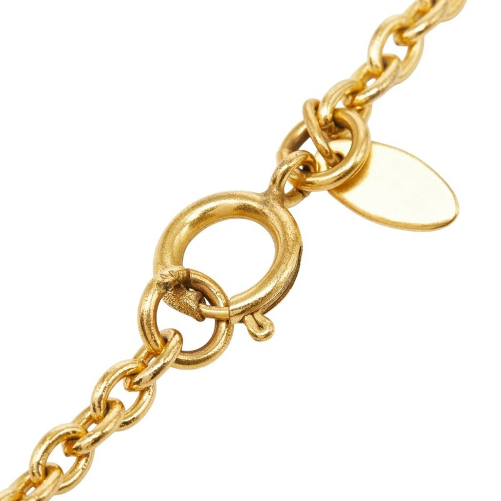 CC Logo Chain Pendant Necklace Metal - Image 5
