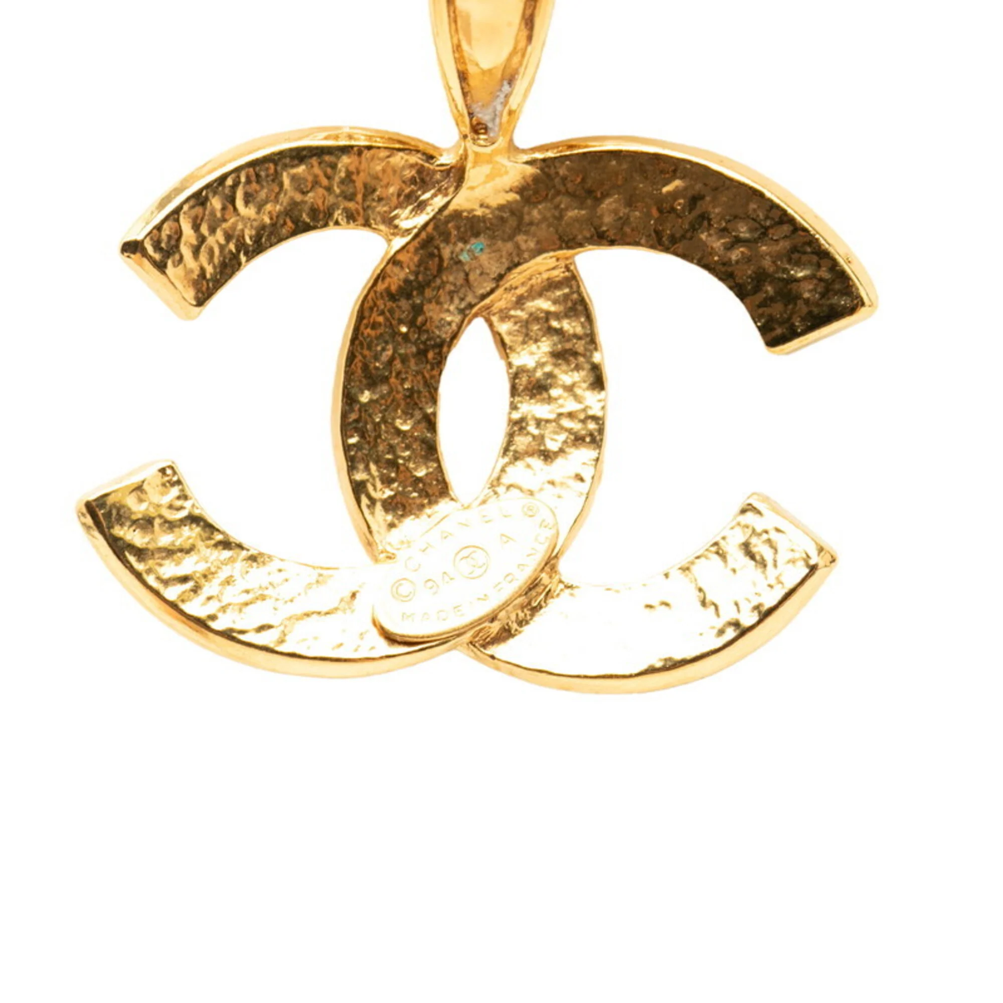 CC Logo Chain Pendant Necklace Metal - Image 5