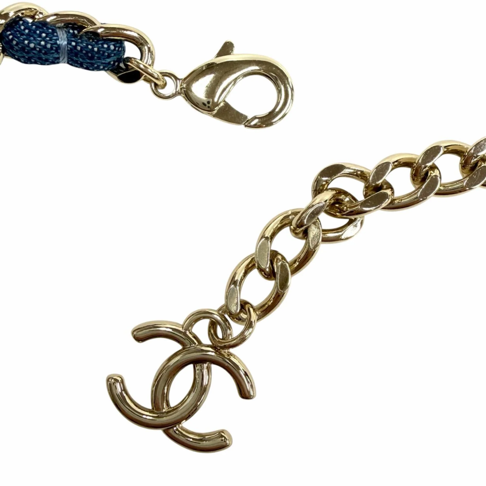 CC Logo Chain Pendant Necklace Metal - Image 6