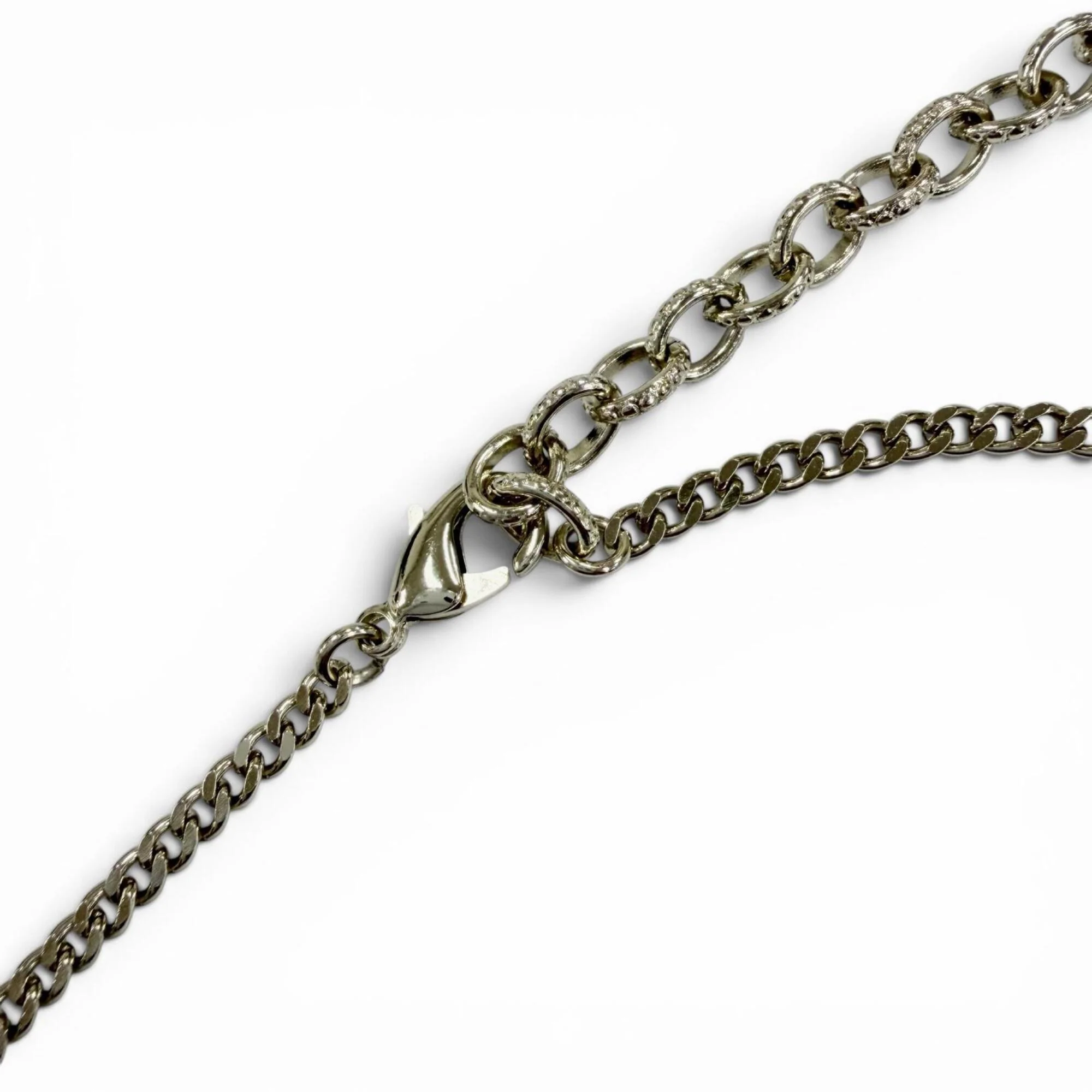 CC Logo Pendant Necklace Gold-Tone Metal - Image 6